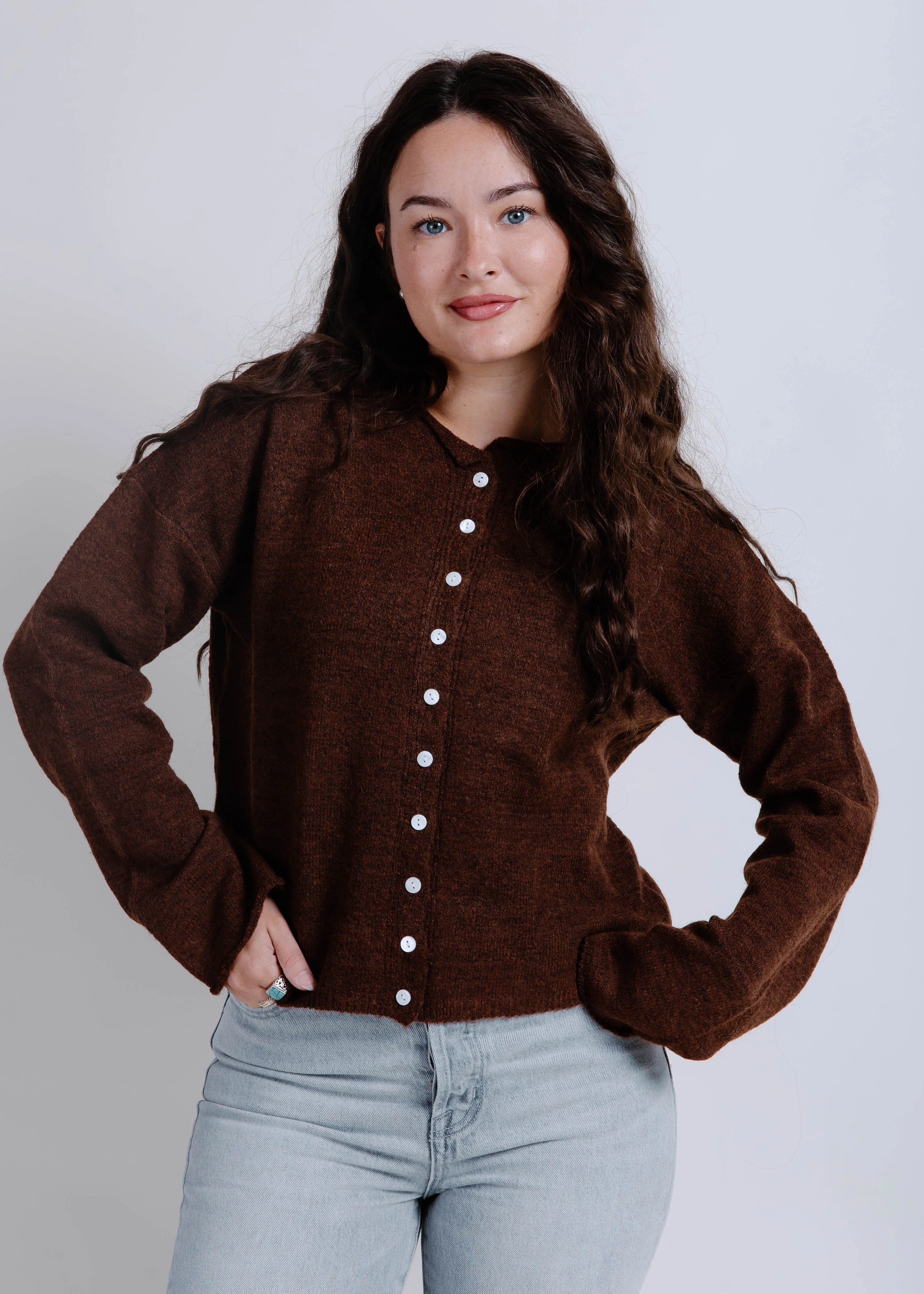 The Anna Sweater - Dark Chocolate sold by Vinnie Louise product image thumbnail 2