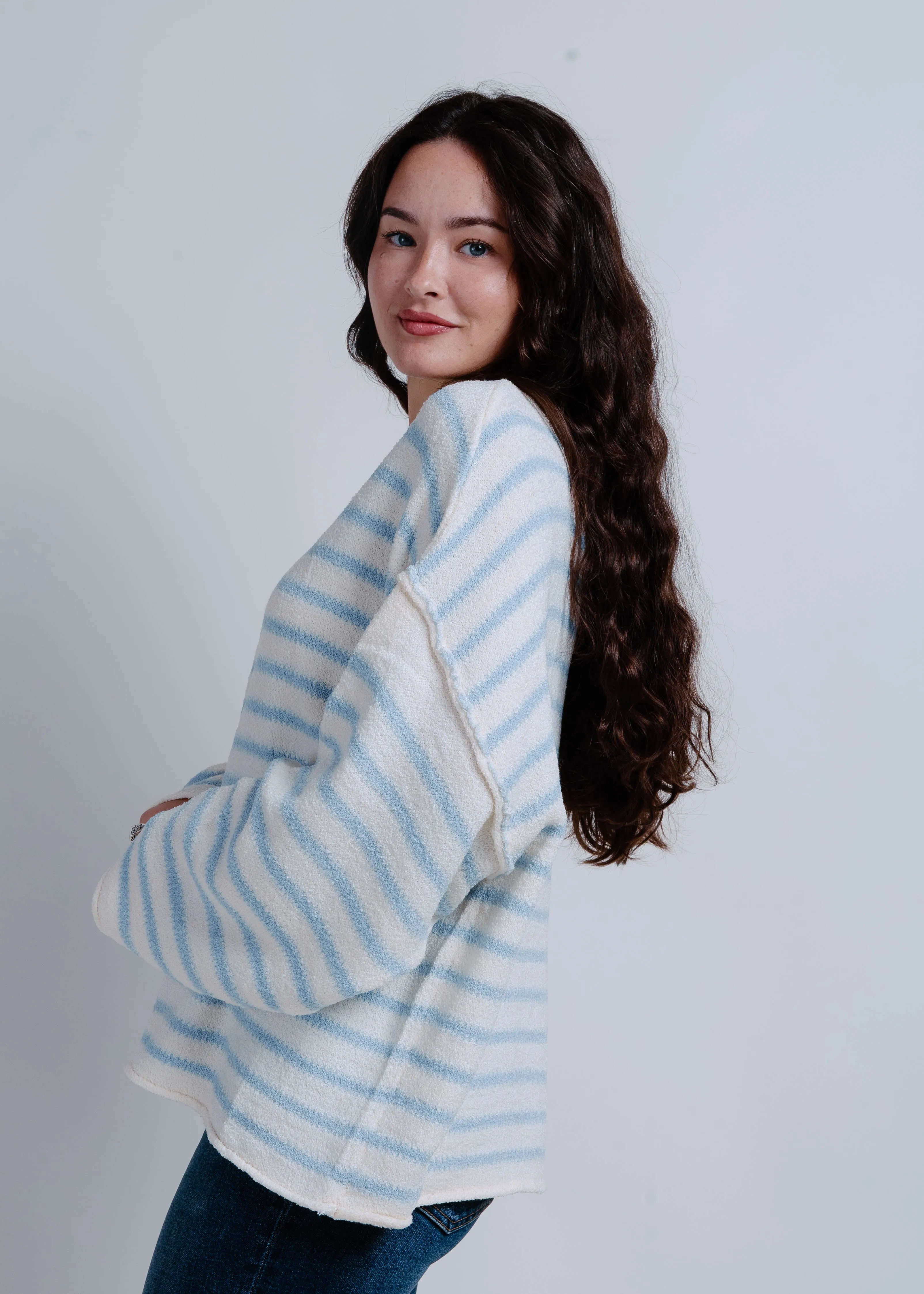 Manny Striped Knit Sweater - Ivory sold by Vinnie Louise product image thumbnail 4