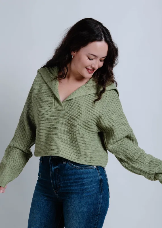 Bella Knit Sweater - Green sold by Vinnie Louise