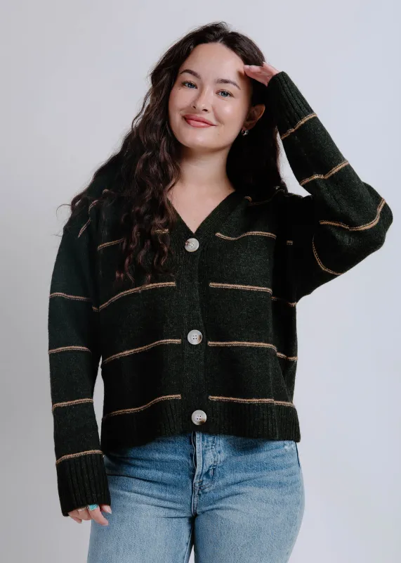 The Leva Striped Top - Olive sold by Vinnie Louise