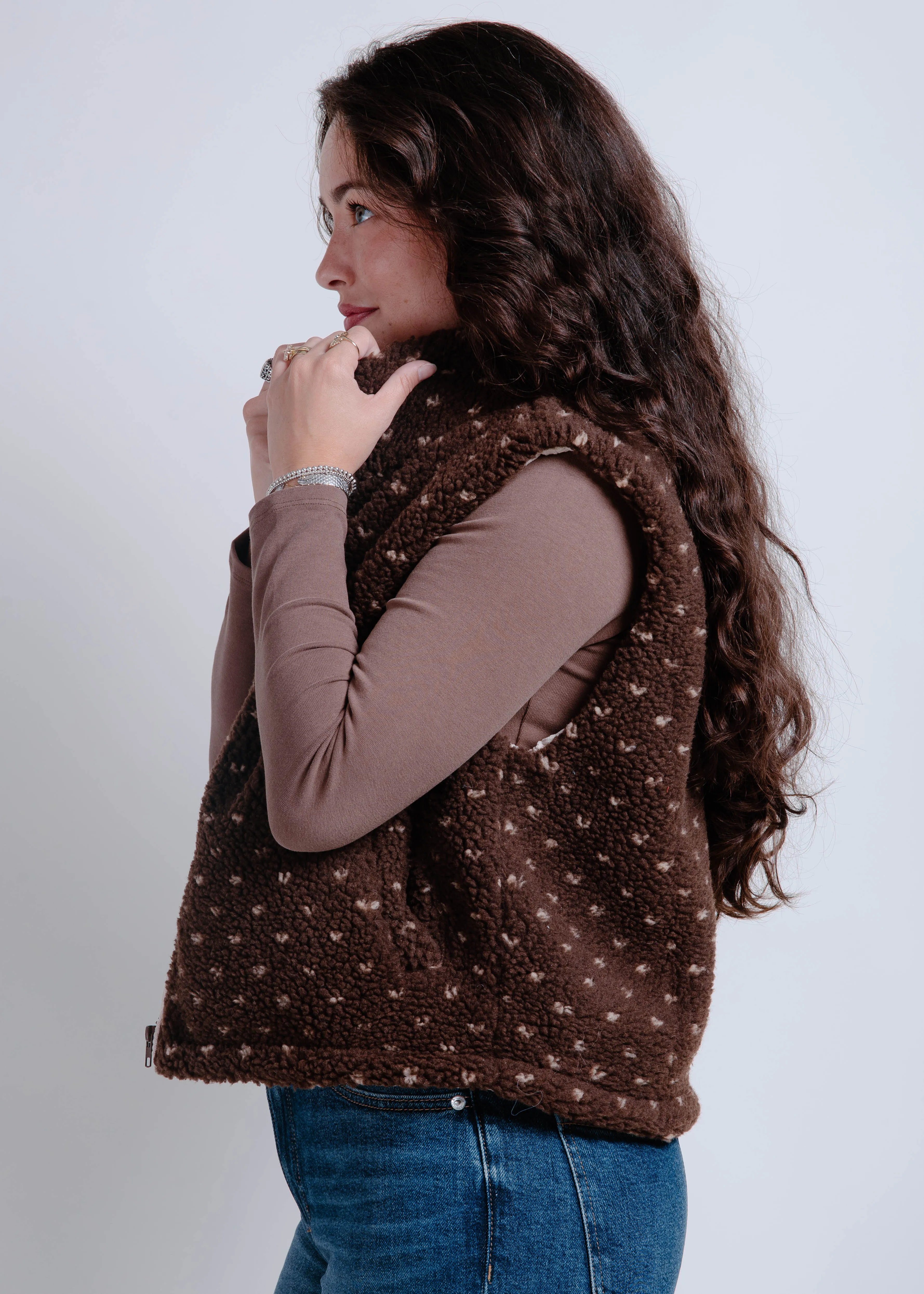 The Sierra Vest - Brown sold by Vinnie Louise product image thumbnail 3