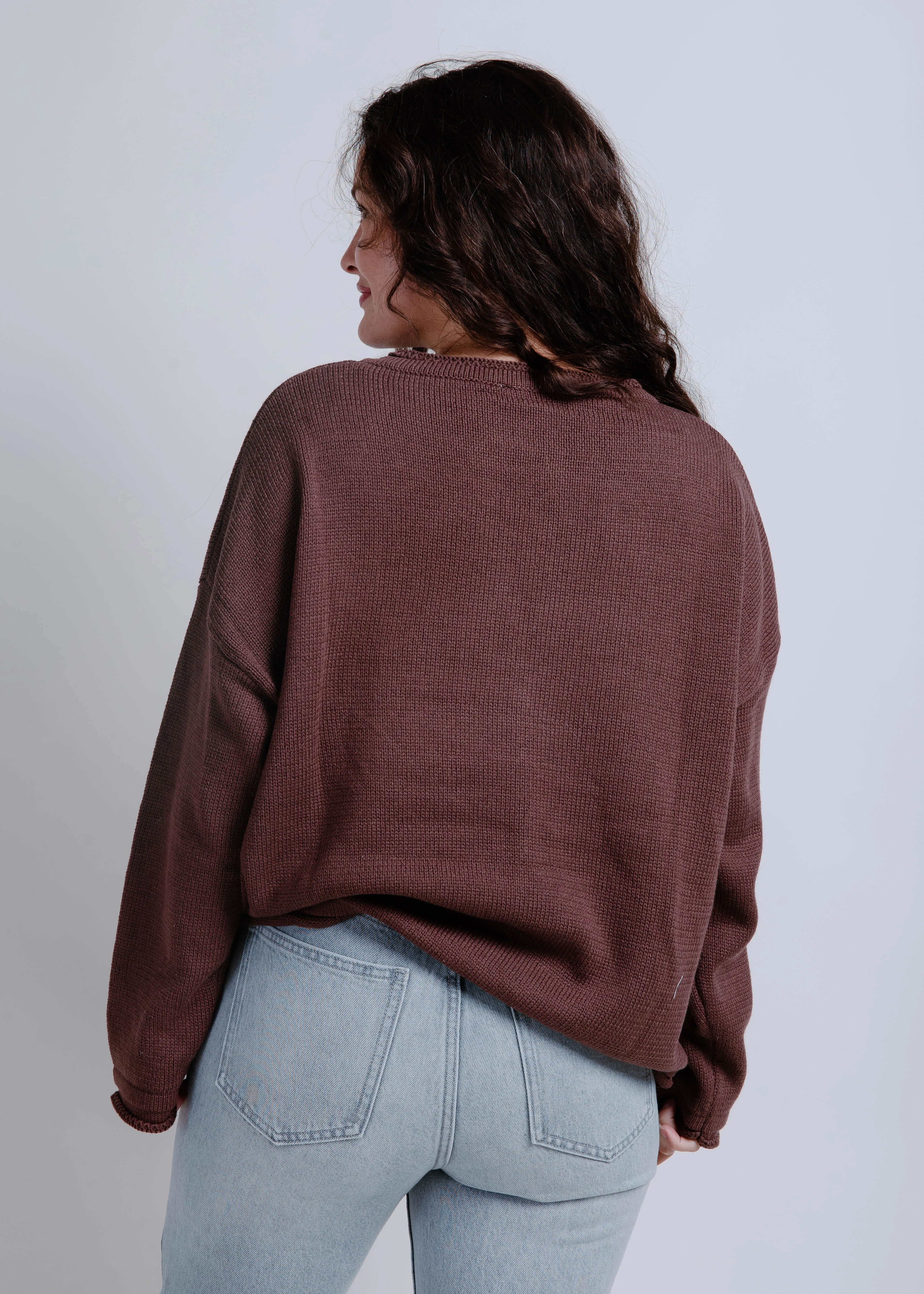 American Knit Sweater - Brown sold by Vinnie Louise product image thumbnail 5
