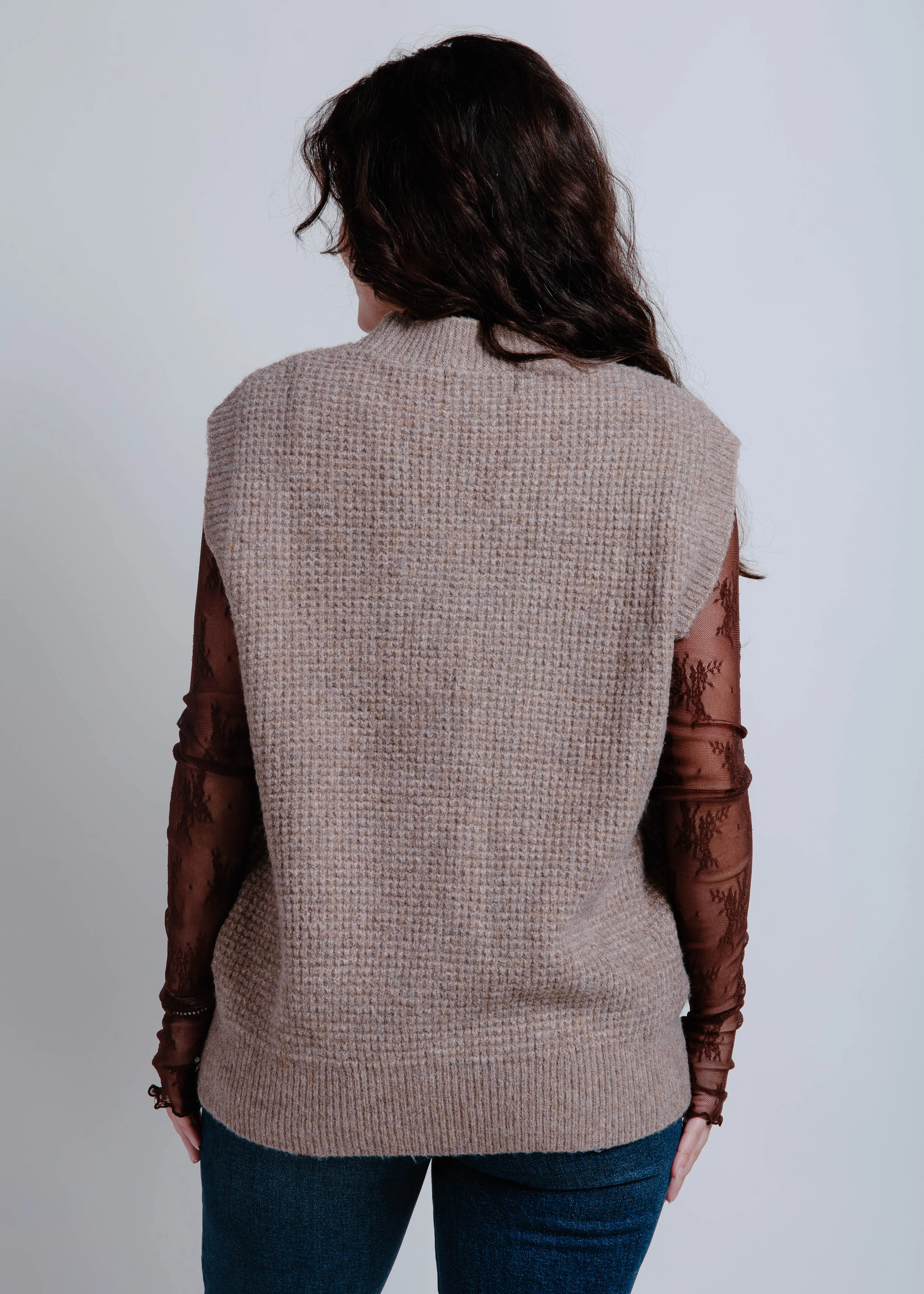 The Timeless Sweater Vest - Grey sold by Vinnie Louise product image thumbnail 3