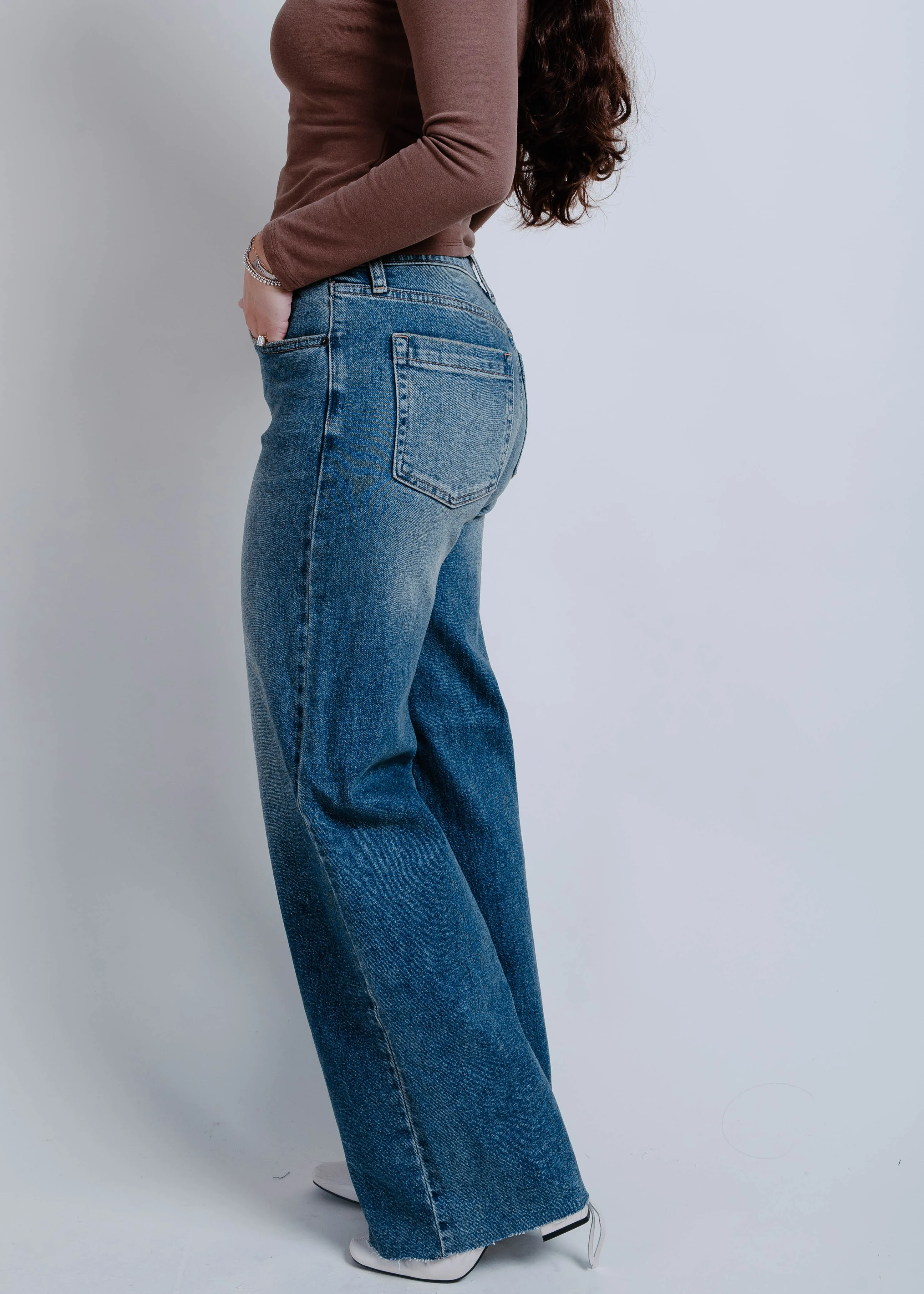 Kaylee Scissor Cut Wide Leg sold by Vinnie Louise product image thumbnail 3