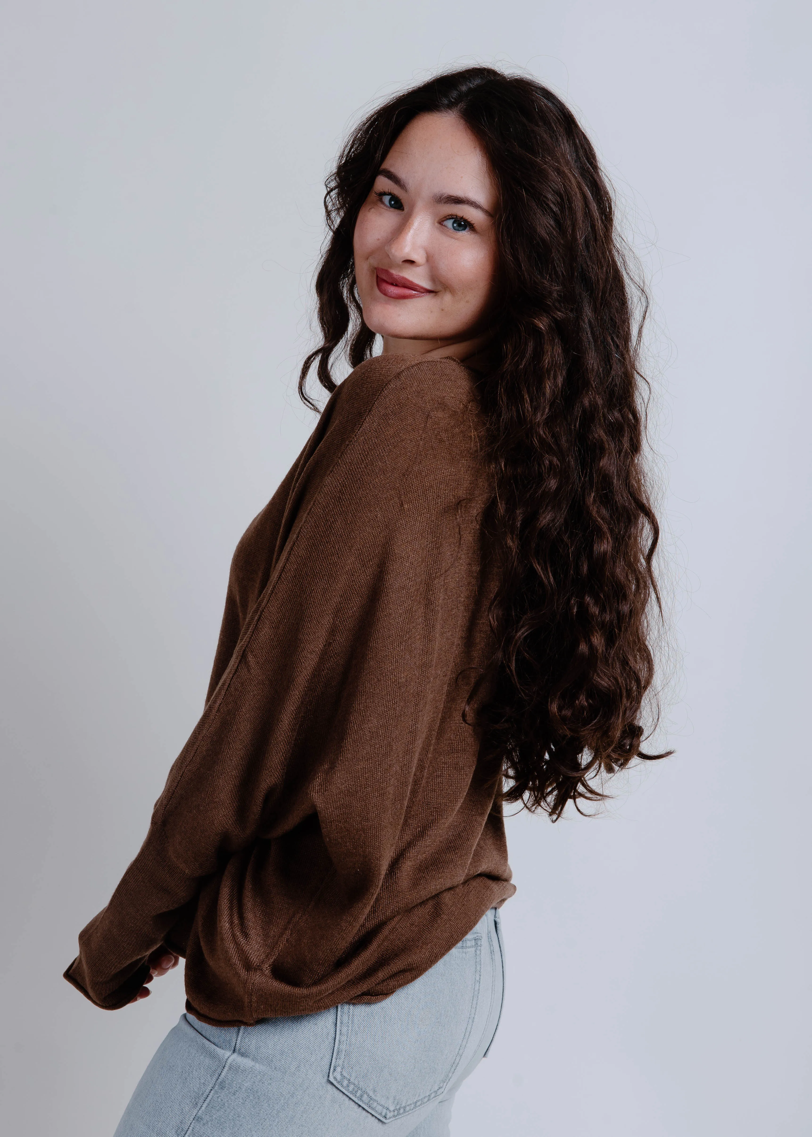 The Bailey Sweater - Brown sold by Vinnie Louise product image thumbnail 2