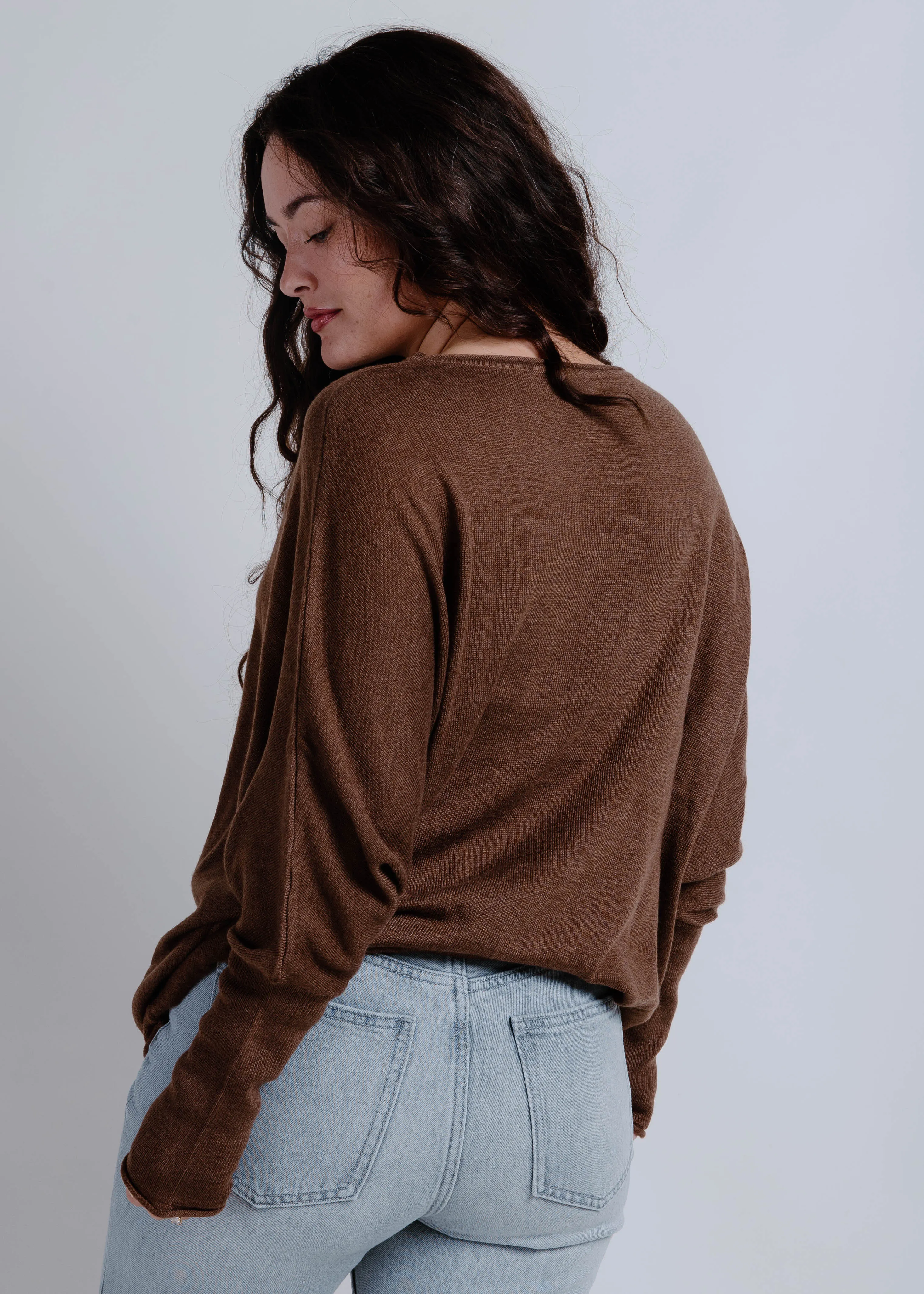 The Bailey Sweater - Brown sold by Vinnie Louise product image thumbnail 4