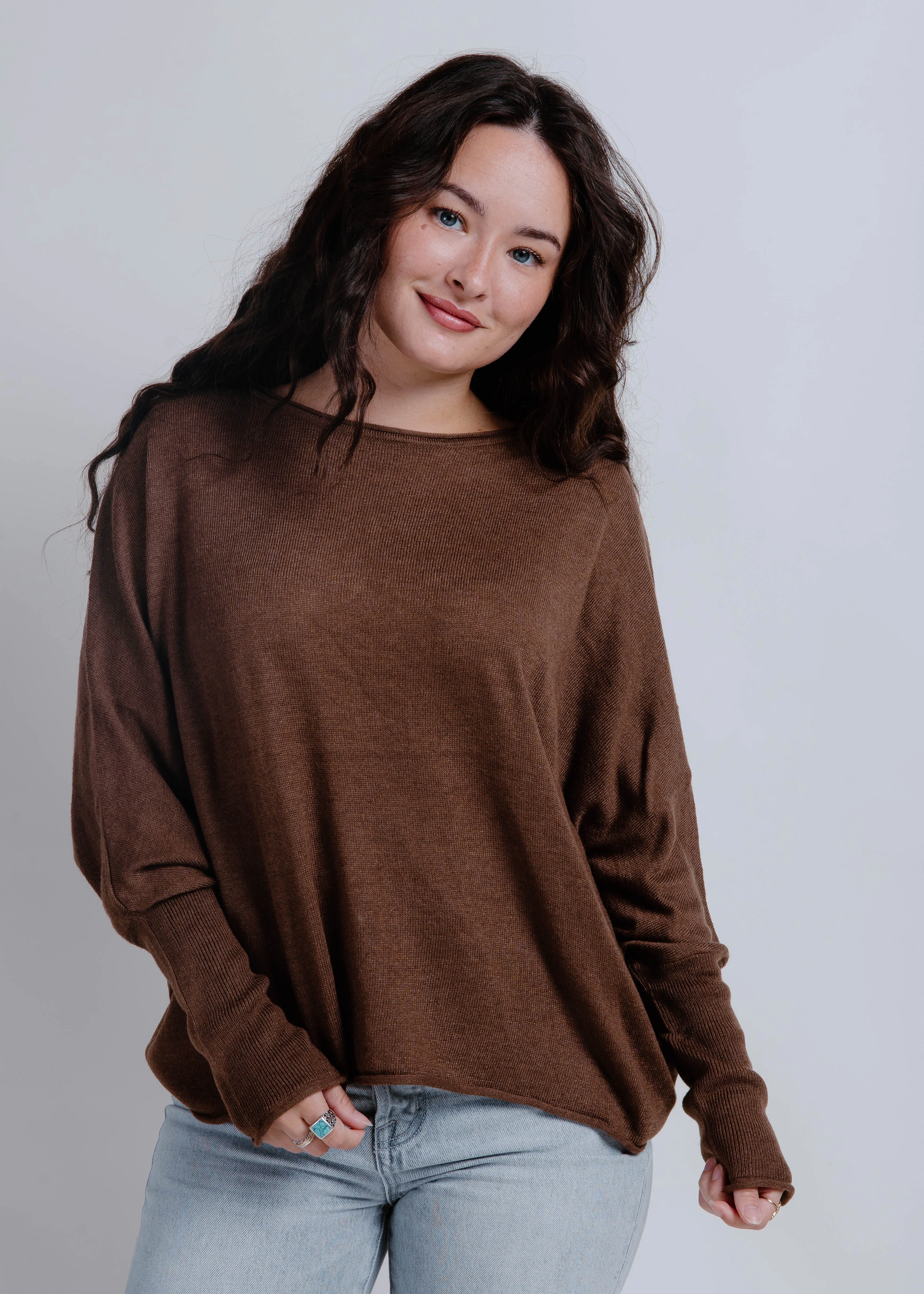 The Bailey Sweater - Brown sold by Vinnie Louise product image thumbnail 3