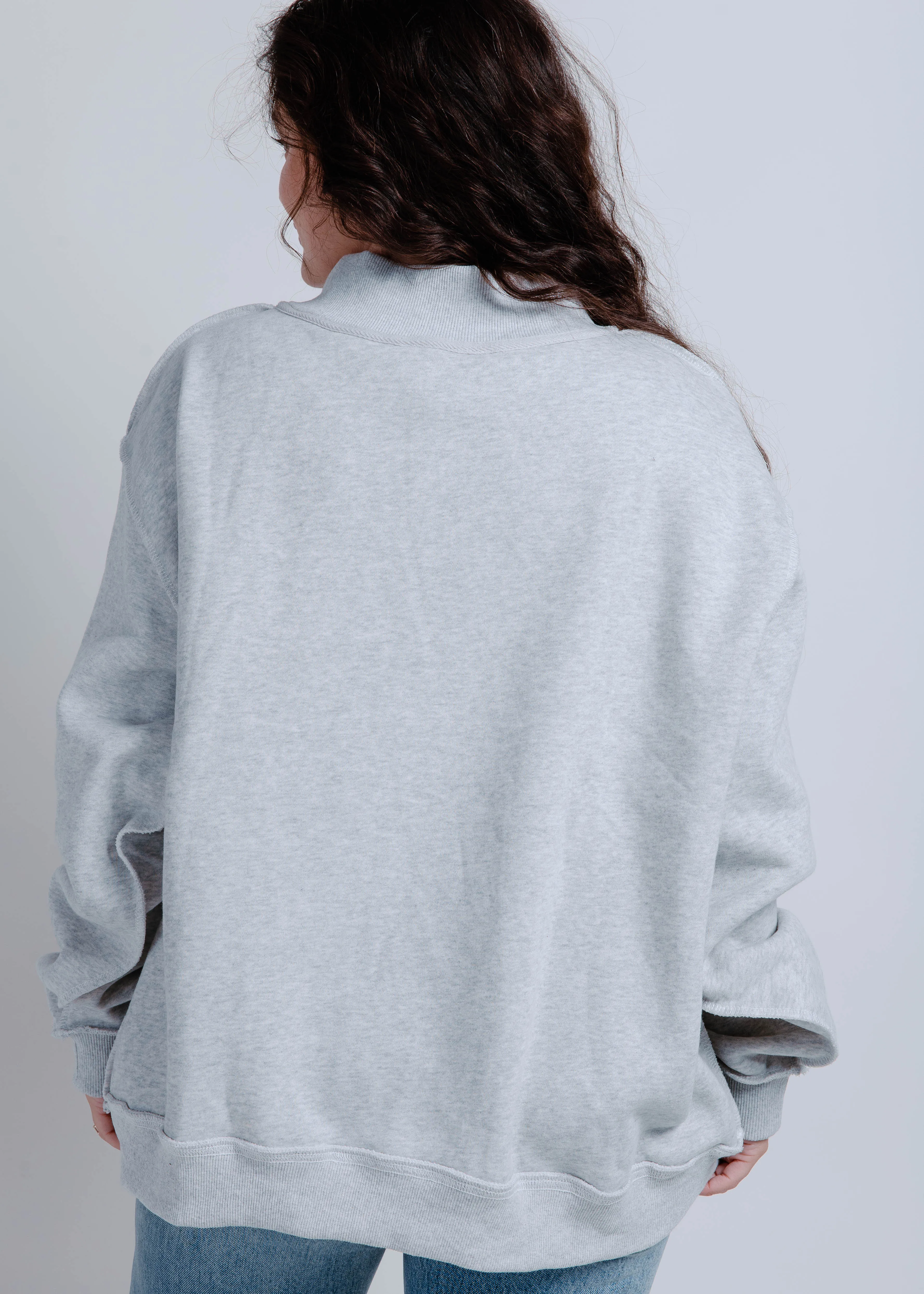 Tonie Mock Neck Sweatshirt sold by Vinnie Louise product image thumbnail 4