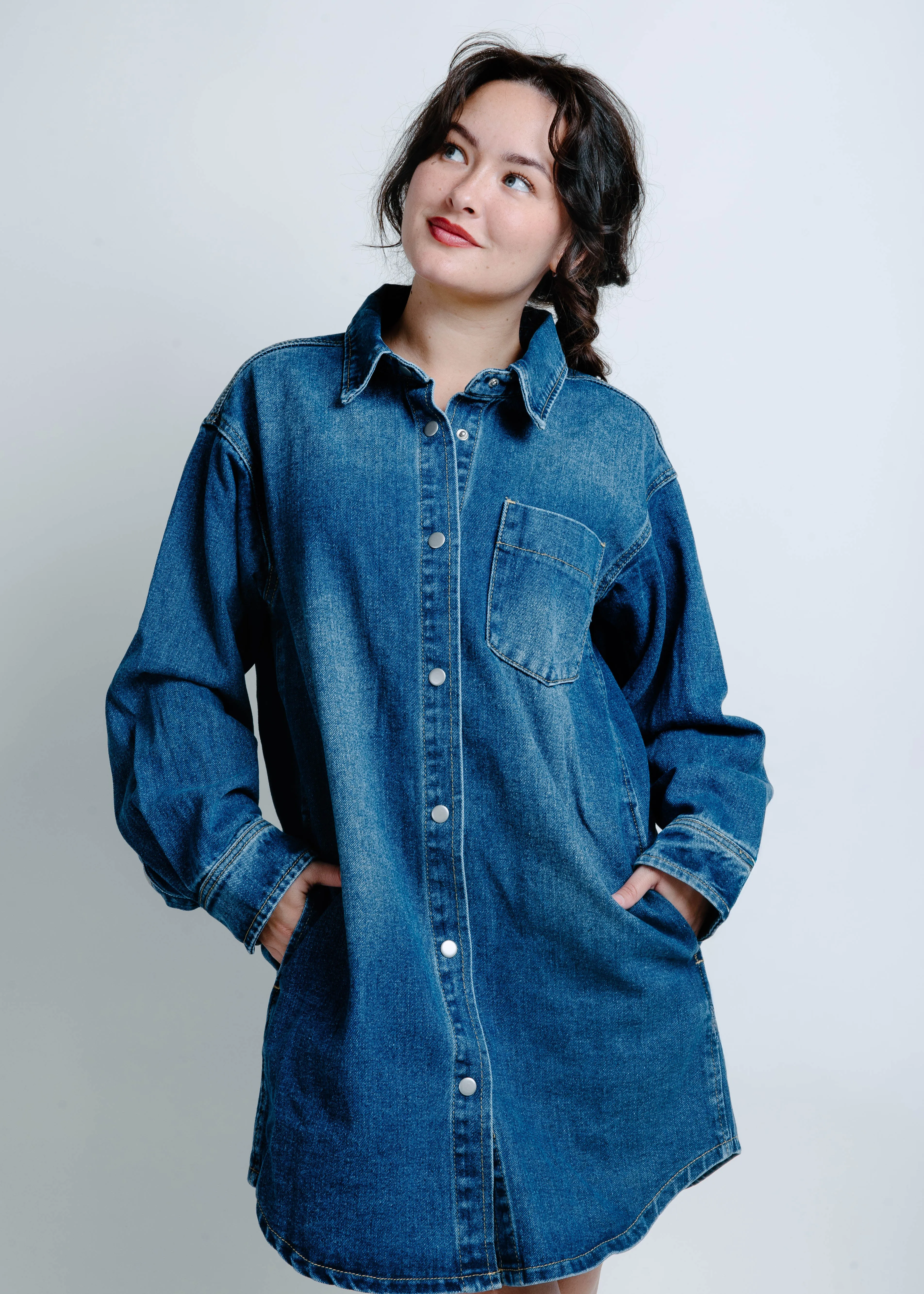 Rodeo Drive Denim Shirt Dress - Medium sold by Vinnie Louise product image thumbnail 4