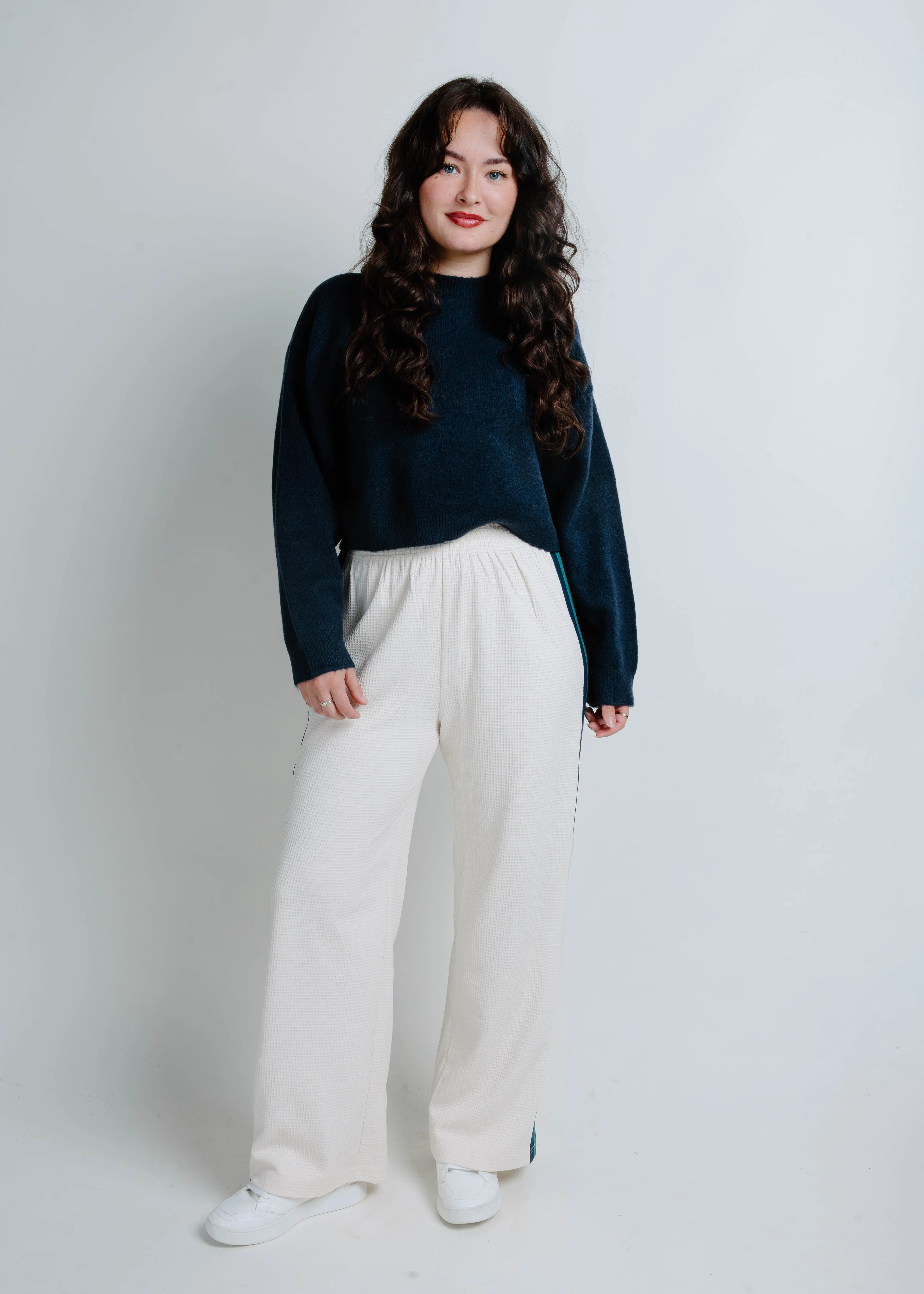 Jonnie Waffle Knit Pants - Cream sold by Vinnie Louise product image thumbnail 4