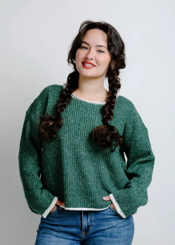 The Roswell Sweater - Green sold by Vinnie Louise