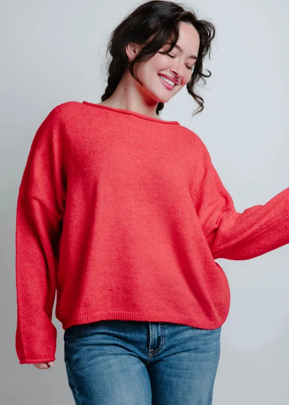 The Kelsey Sweater - Red sold by Vinnie Louise