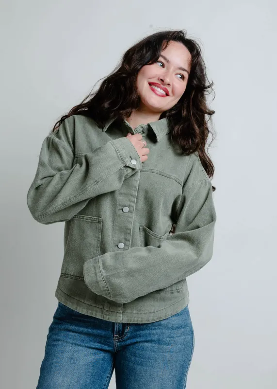 Draper Utility Jacket - Olive sold by Vinnie Louise