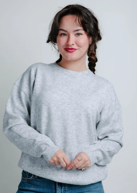 The Macey Sweater - Heather Grey sold by Vinnie Louise