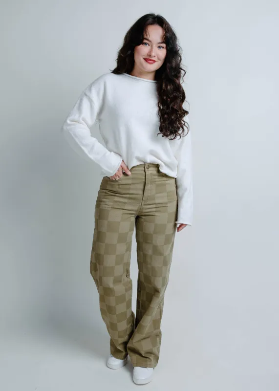 Check Me Out Pants - Olive sold by Vinnie Louise