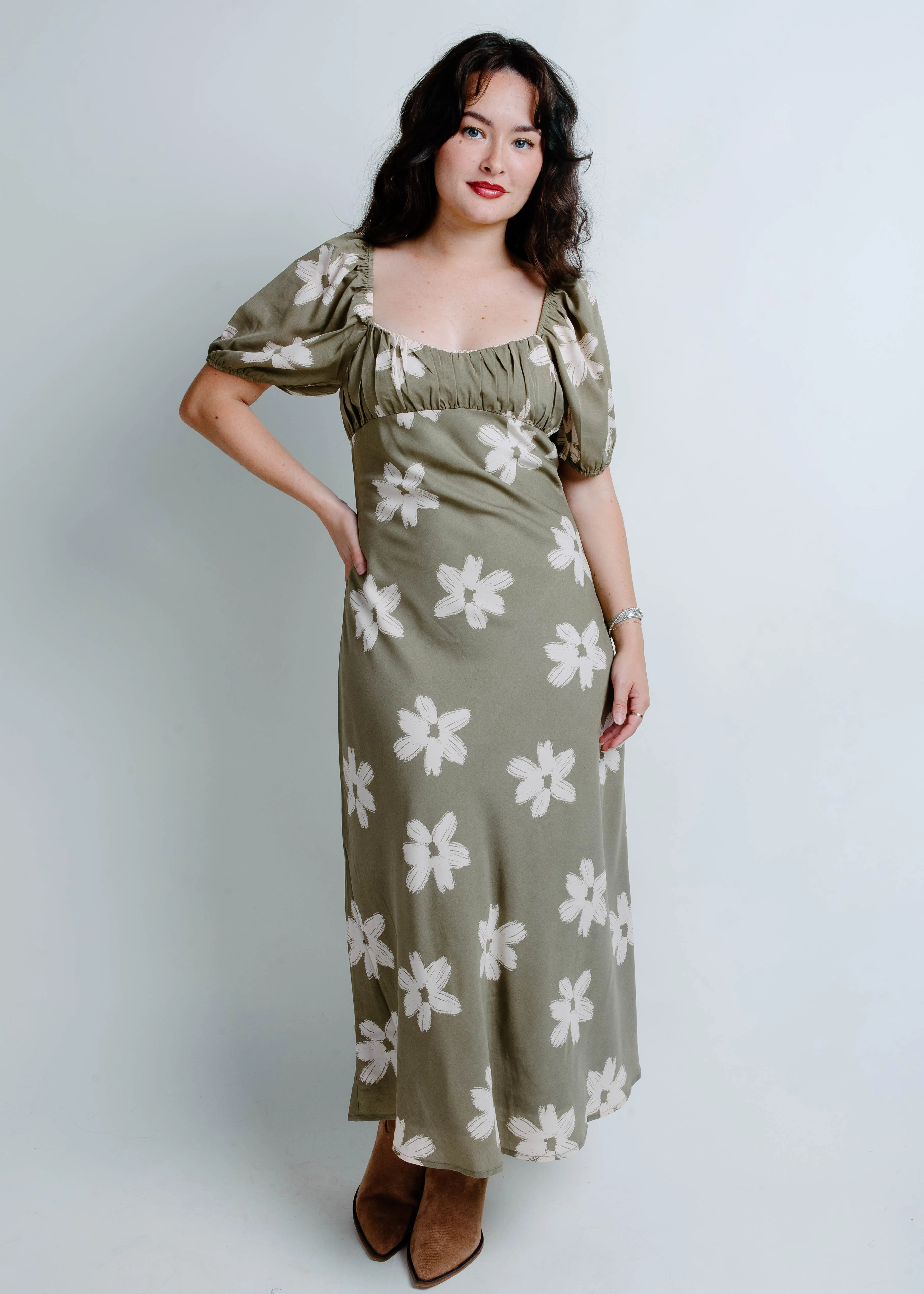 Lillie Floral Midi Dress sold by Vinnie Louise product image thumbnail 2