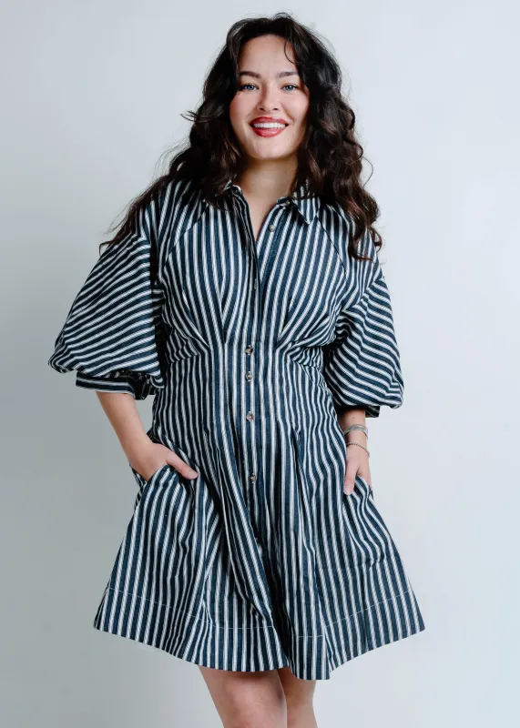 Maryellen Striped Mini Dress sold by Vinnie Louise