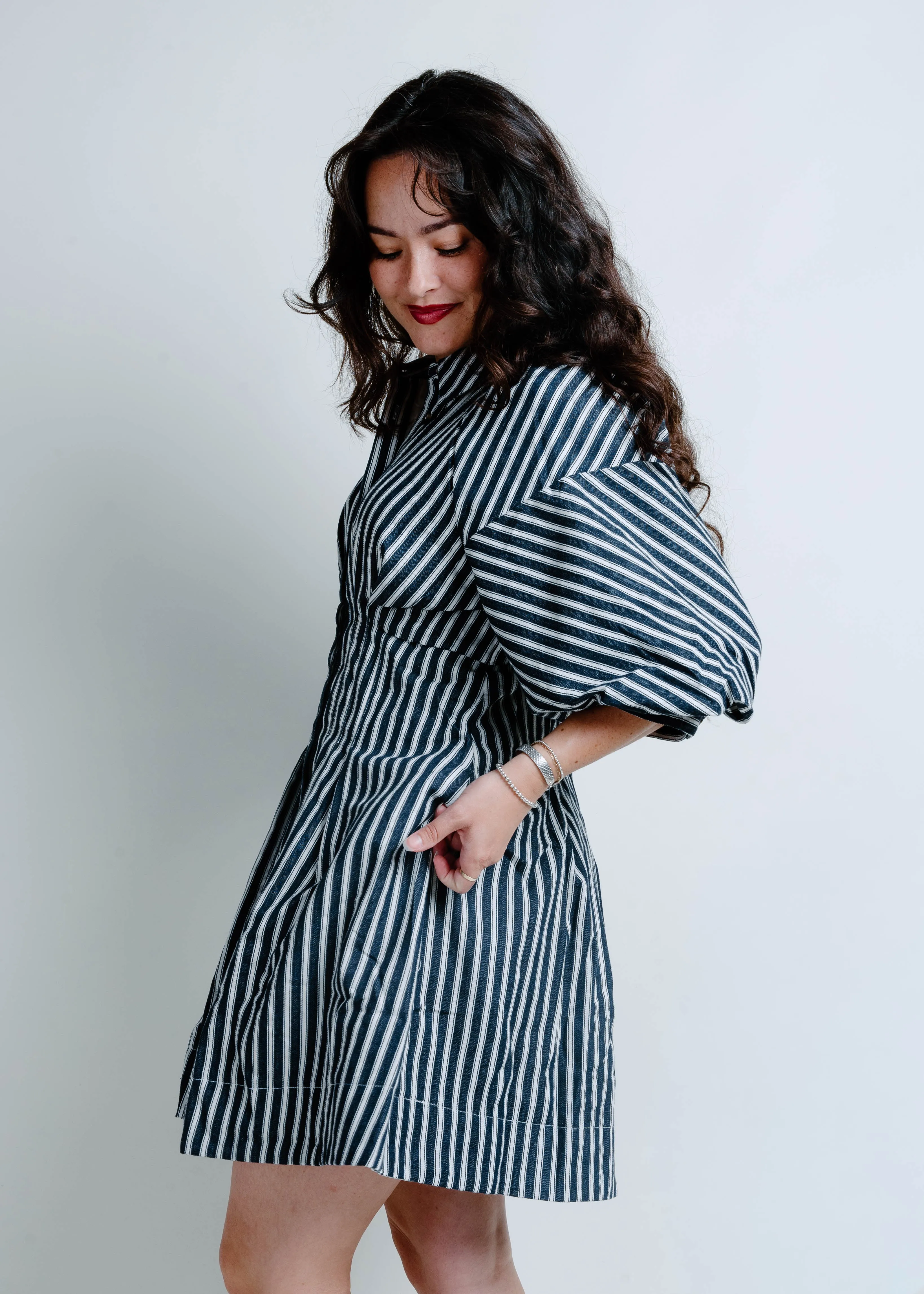 Maryellen Striped Mini Dress sold by Vinnie Louise product image thumbnail 3