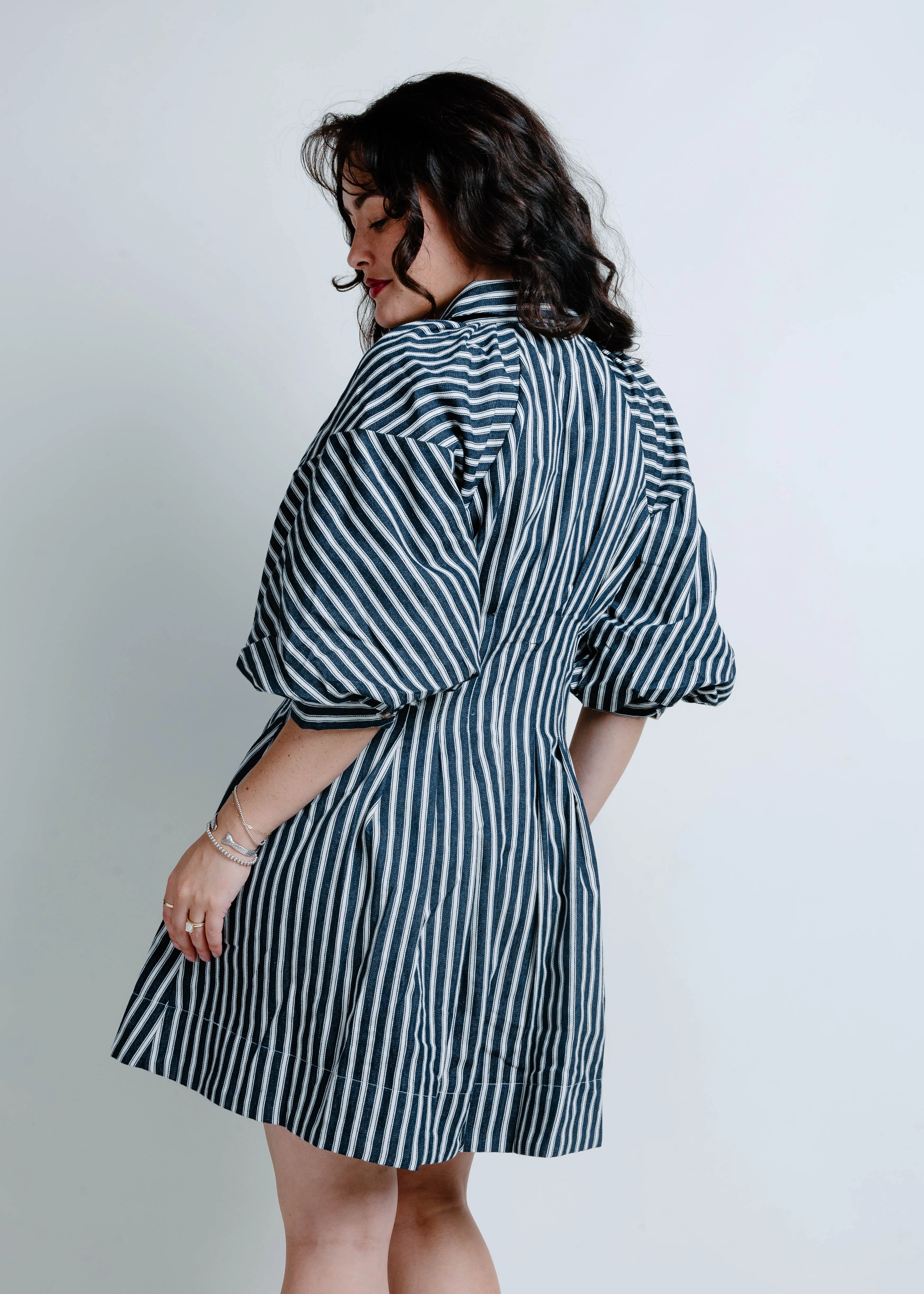 Maryellen Striped Mini Dress sold by Vinnie Louise product image thumbnail 4