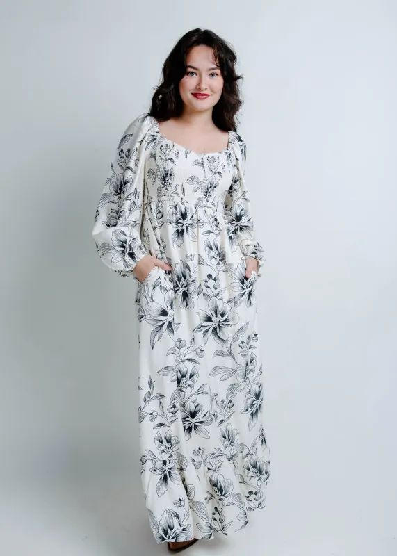 Tillie Floral Maxi Dress sold by Vinnie Louise