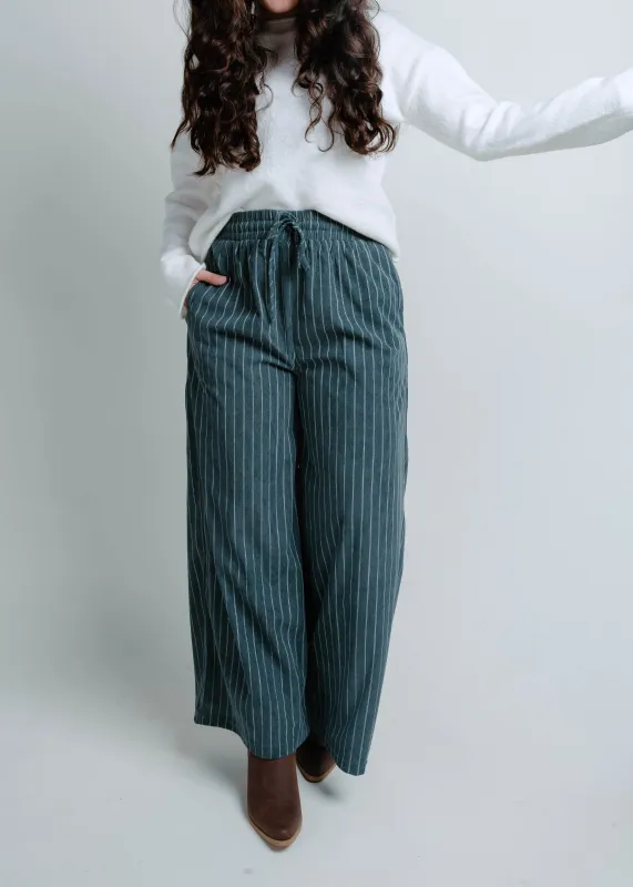 The Camden Corduroy Pants - Green sold by Vinnie Louise