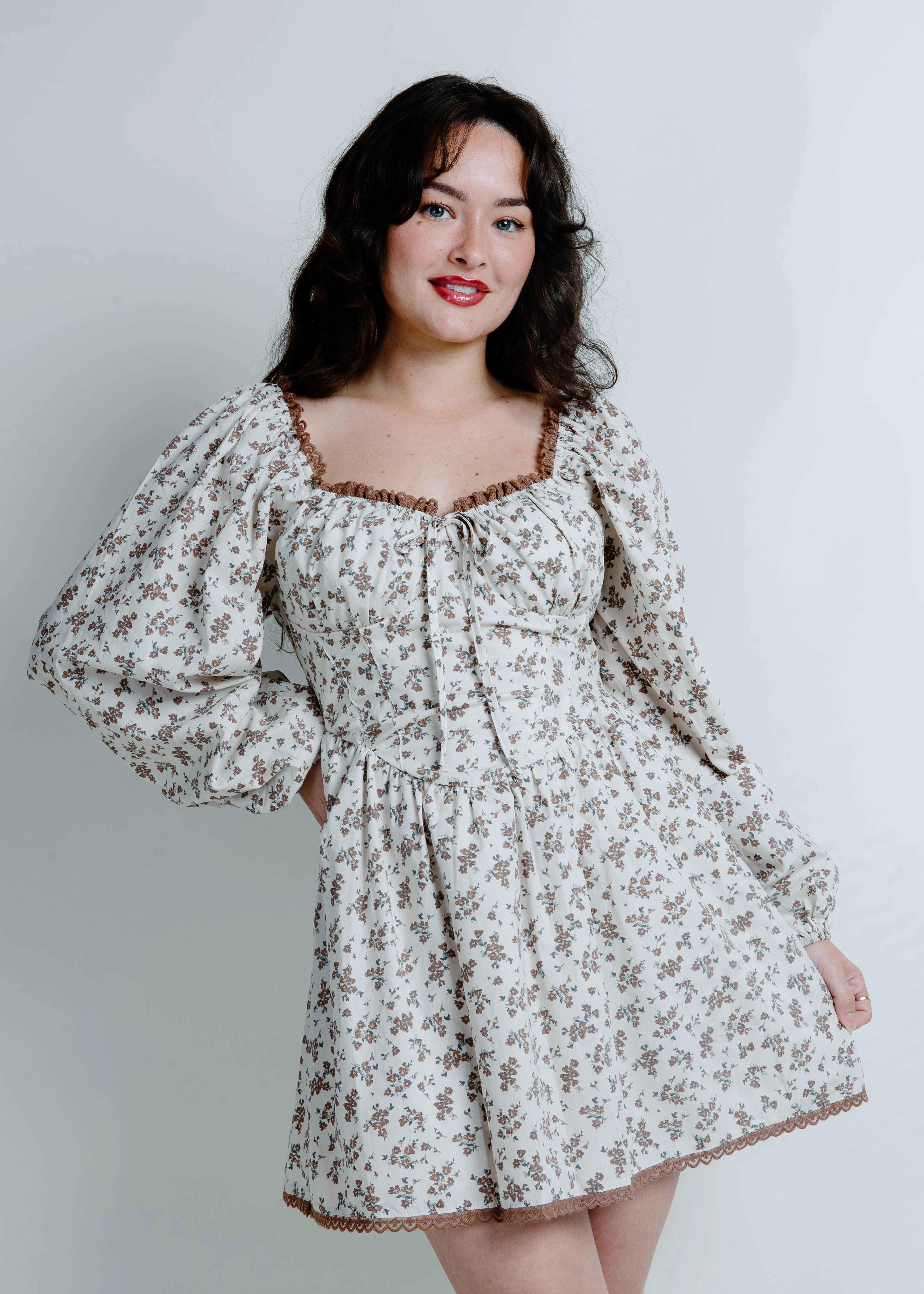 Millie Floral Mini Dress sold by Vinnie Louise product image thumbnail 2