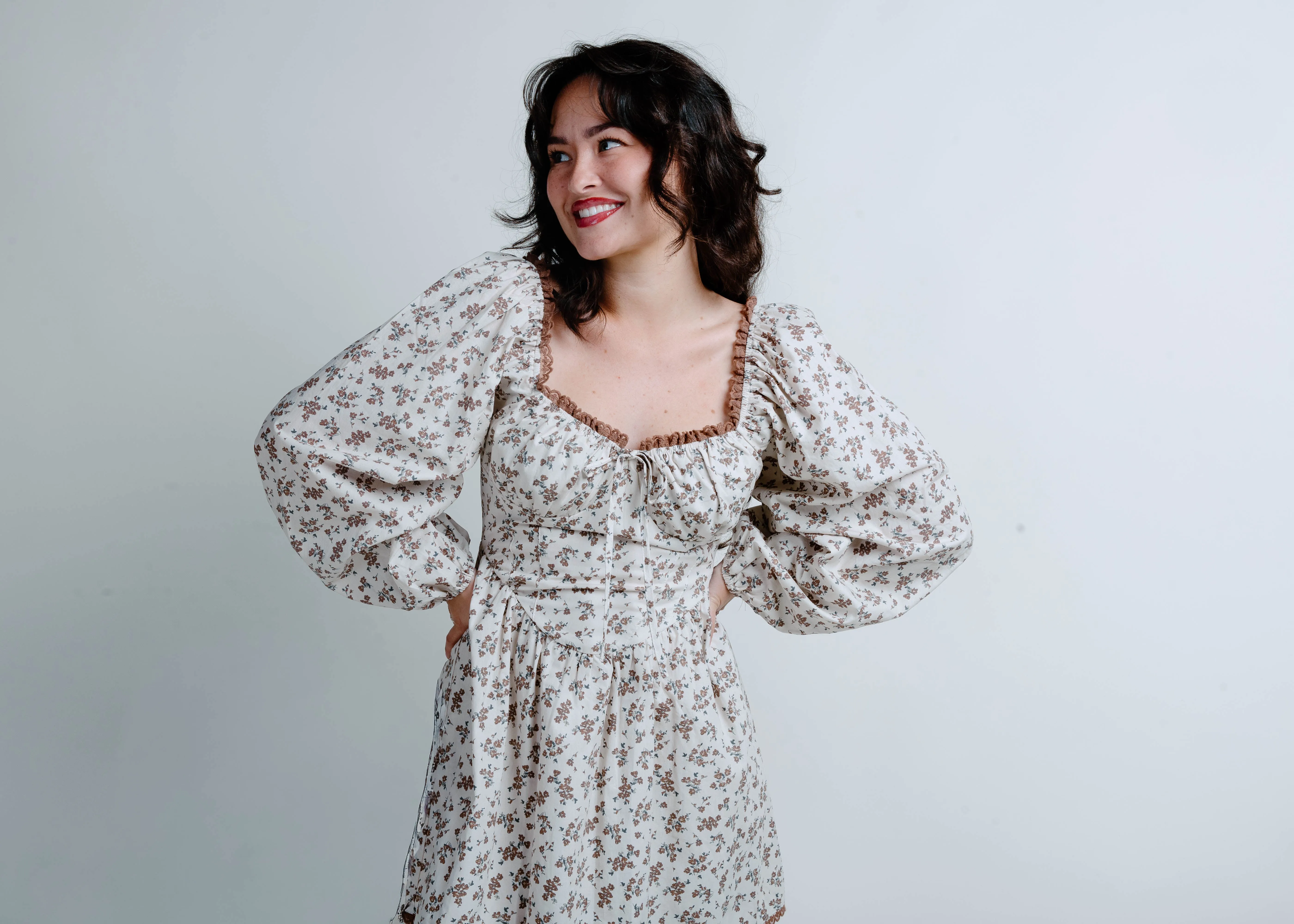 Millie Floral Mini Dress sold by Vinnie Louise product image thumbnail 5