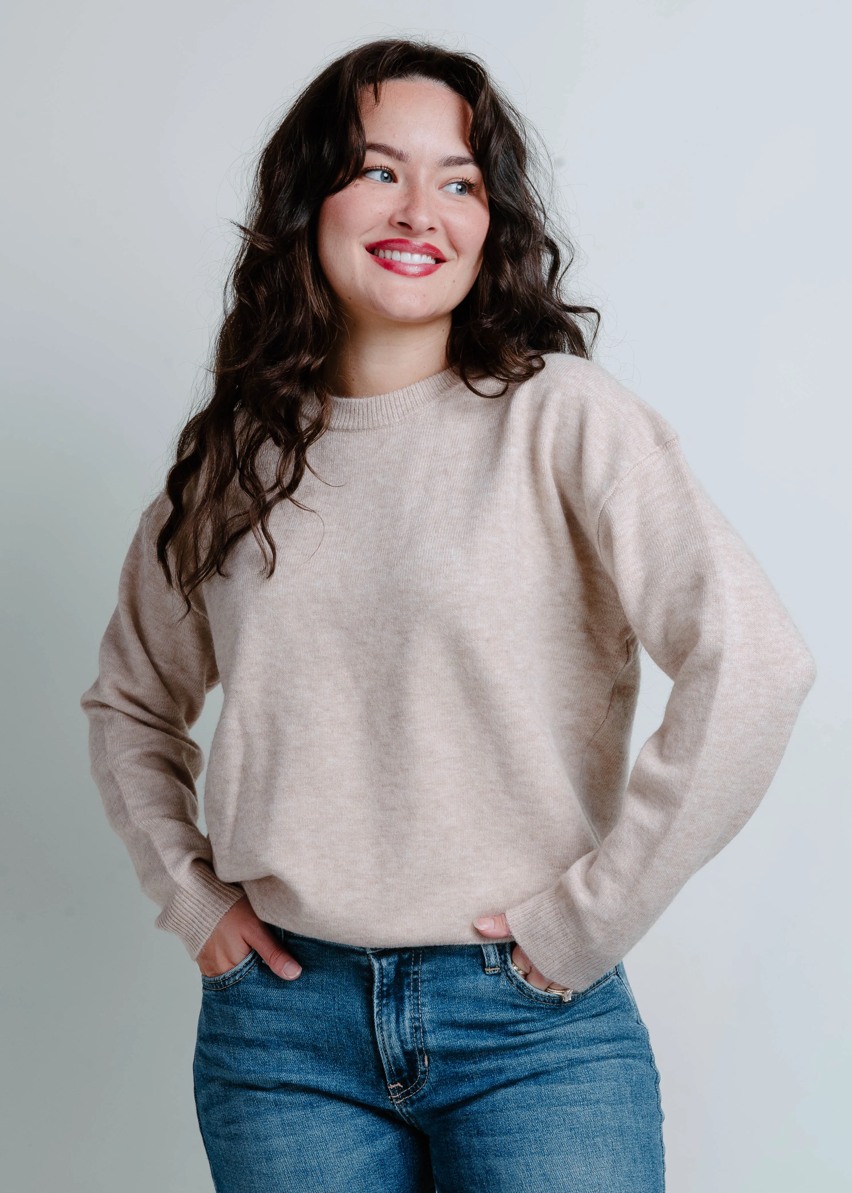 The Macey Sweater - Beige sold by Vinnie Louise product image thumbnail 2
