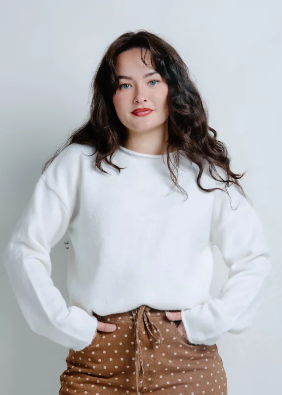 Becca Knit Sweater - Ivory sold by Vinnie Louise
