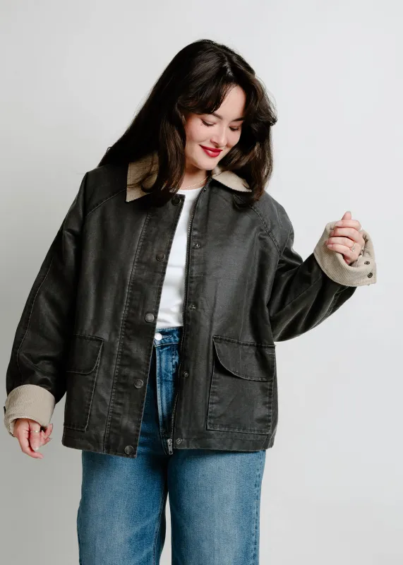 The Asheville Jacket - Charcoal sold by Vinnie Louise