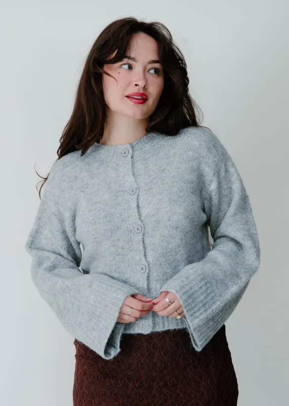 The Jemma Cardigan - Heather Grey sold by Vinnie Louise