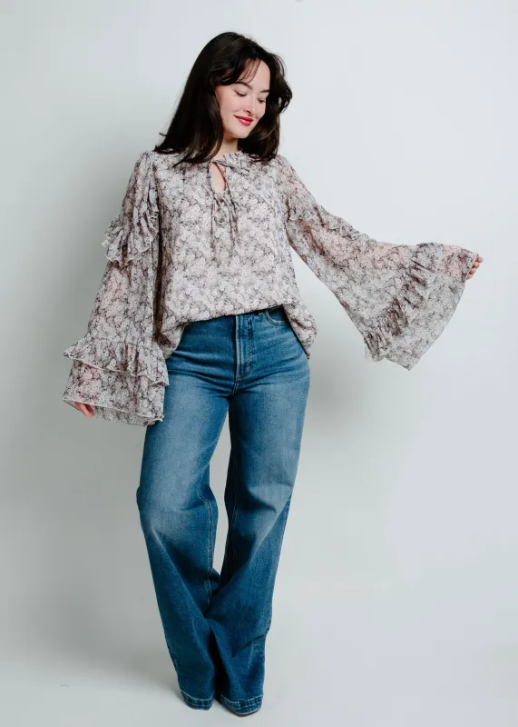 Nila Floral Long Sleeve Top sold by Vinnie Louise
