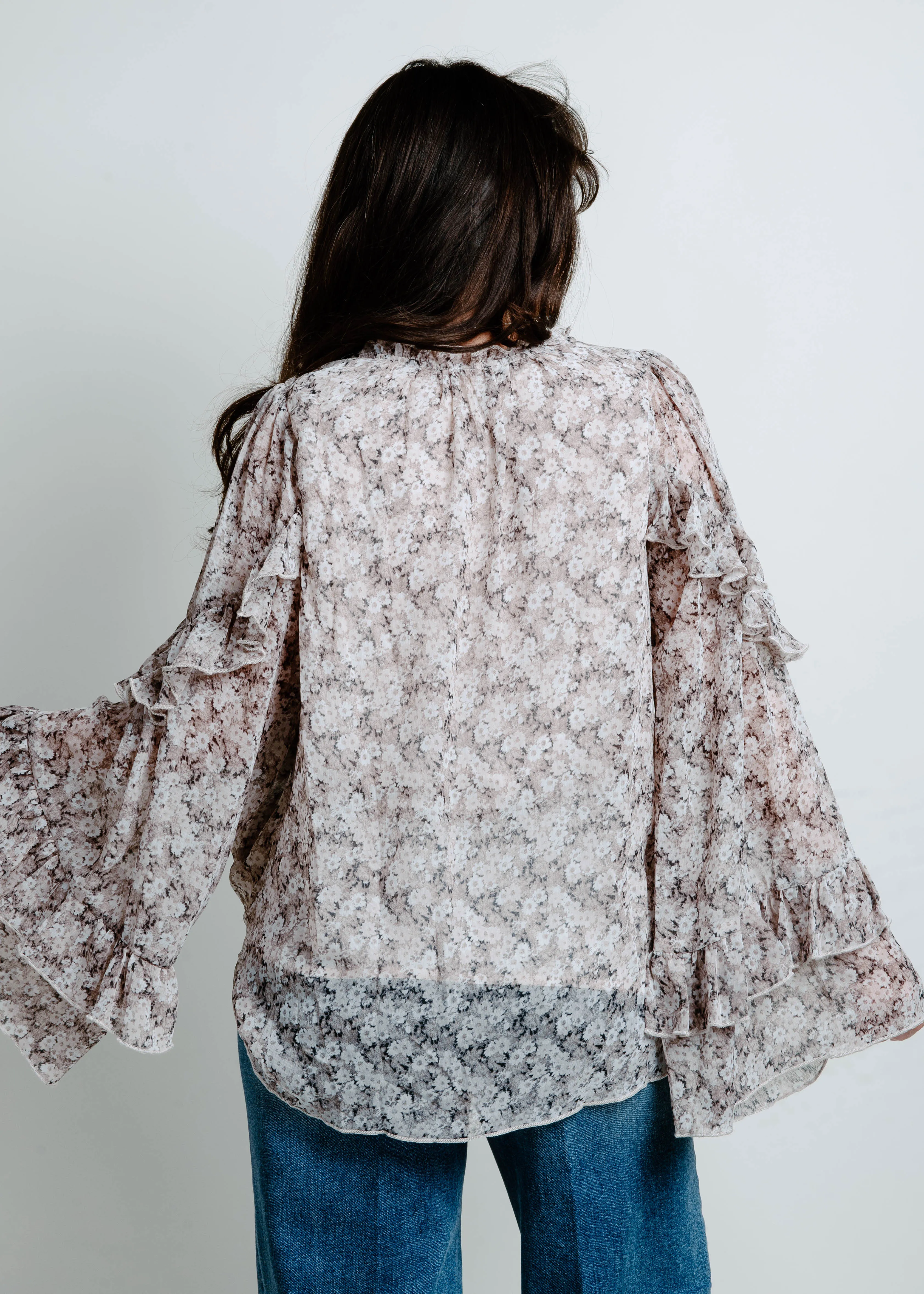 Nila Floral Long Sleeve Top sold by Vinnie Louise product image thumbnail 5