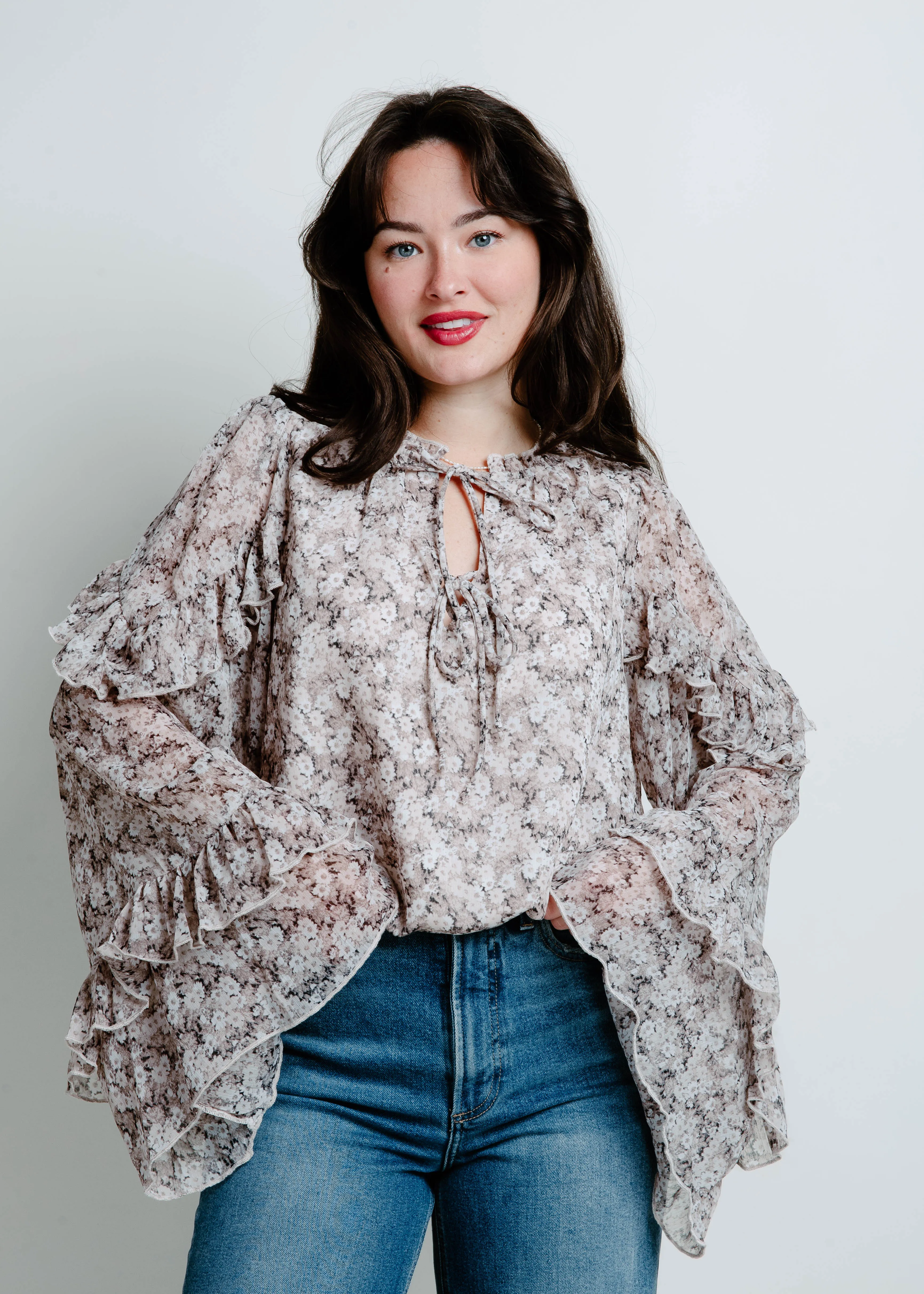 Nila Floral Long Sleeve Top sold by Vinnie Louise product image thumbnail 2