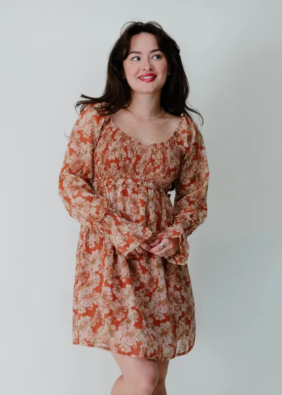 Lane Long Sleeve Mini Dress sold by Vinnie Louise