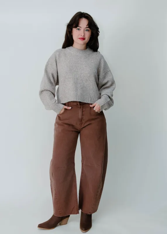 The Kammie Sweater - Straw sold by Vinnie Louise