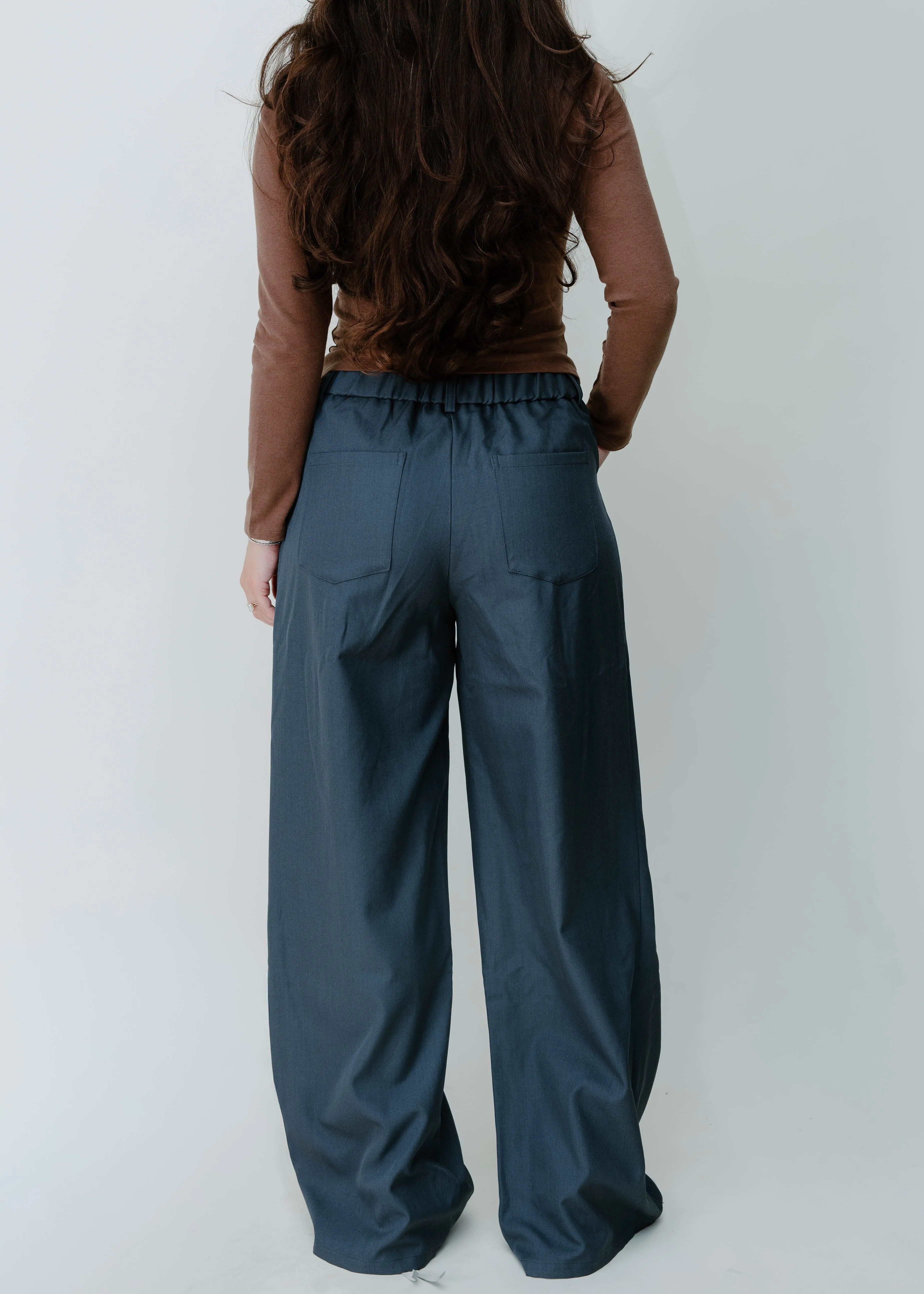 Collins Drawstring Pants - Navy sold by Vinnie Louise product image thumbnail 4