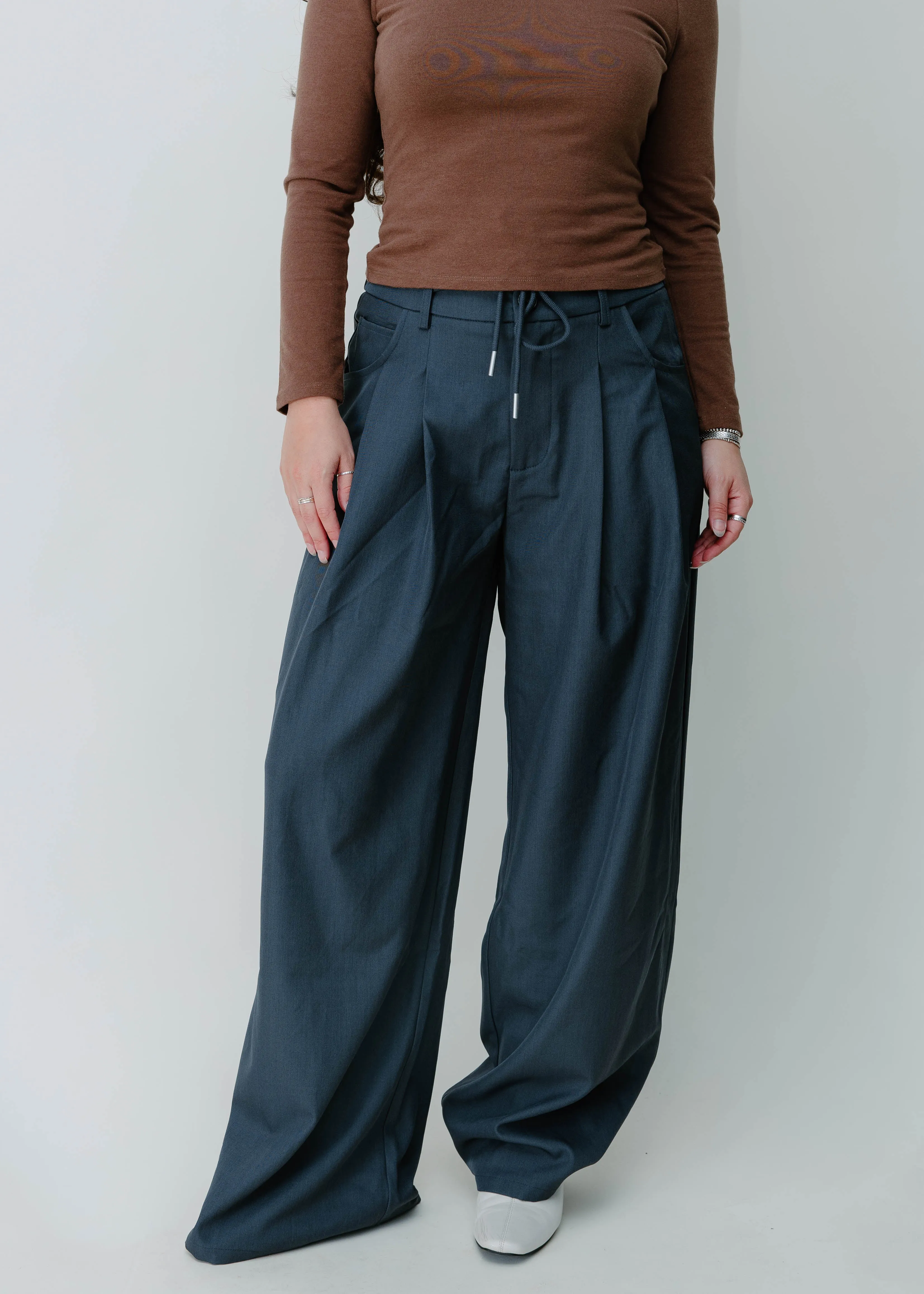Collins Drawstring Pants - Navy sold by Vinnie Louise product image thumbnail 2