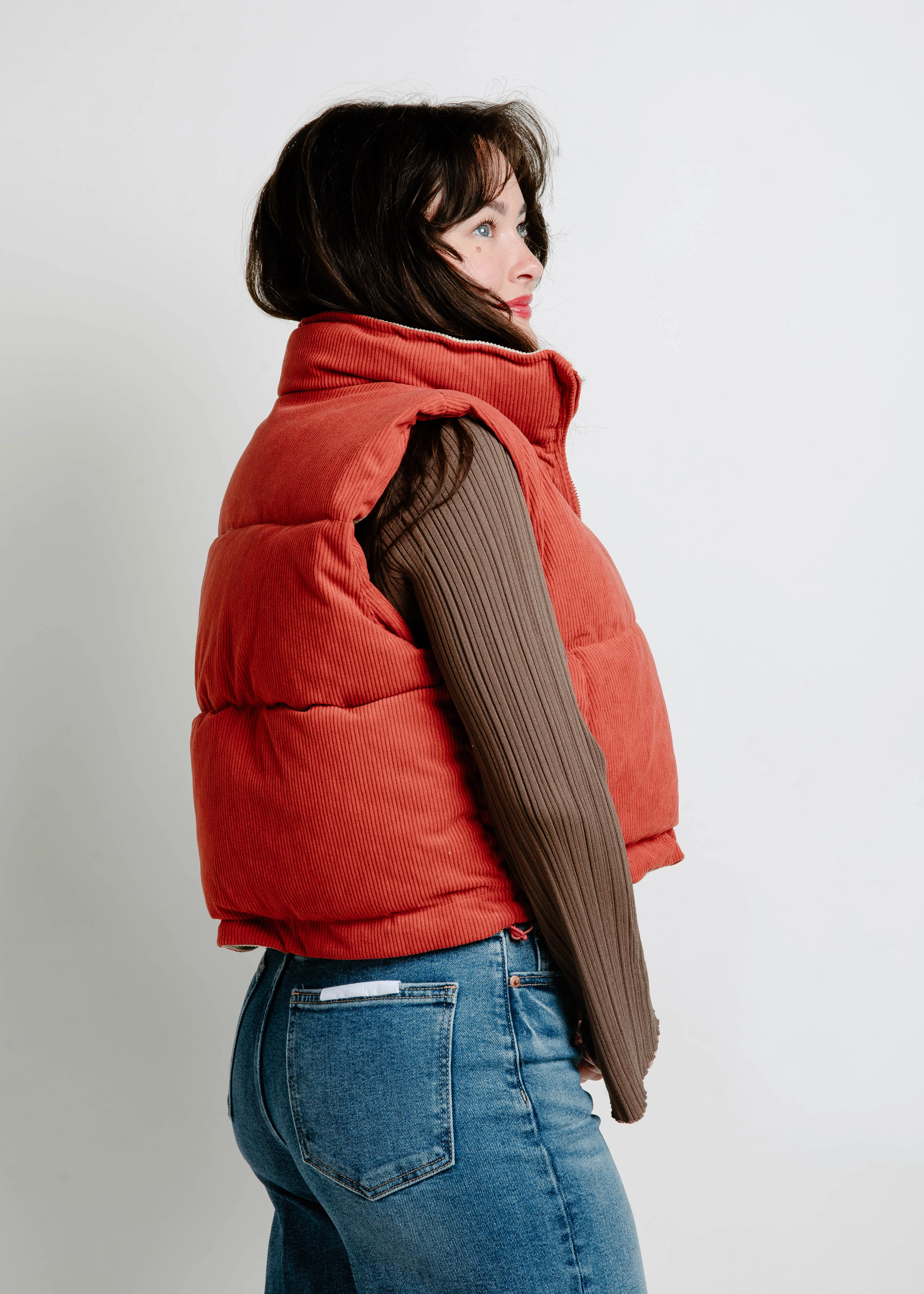 The Oakley Puffer Vest - Red sold by Vinnie Louise product image thumbnail 3