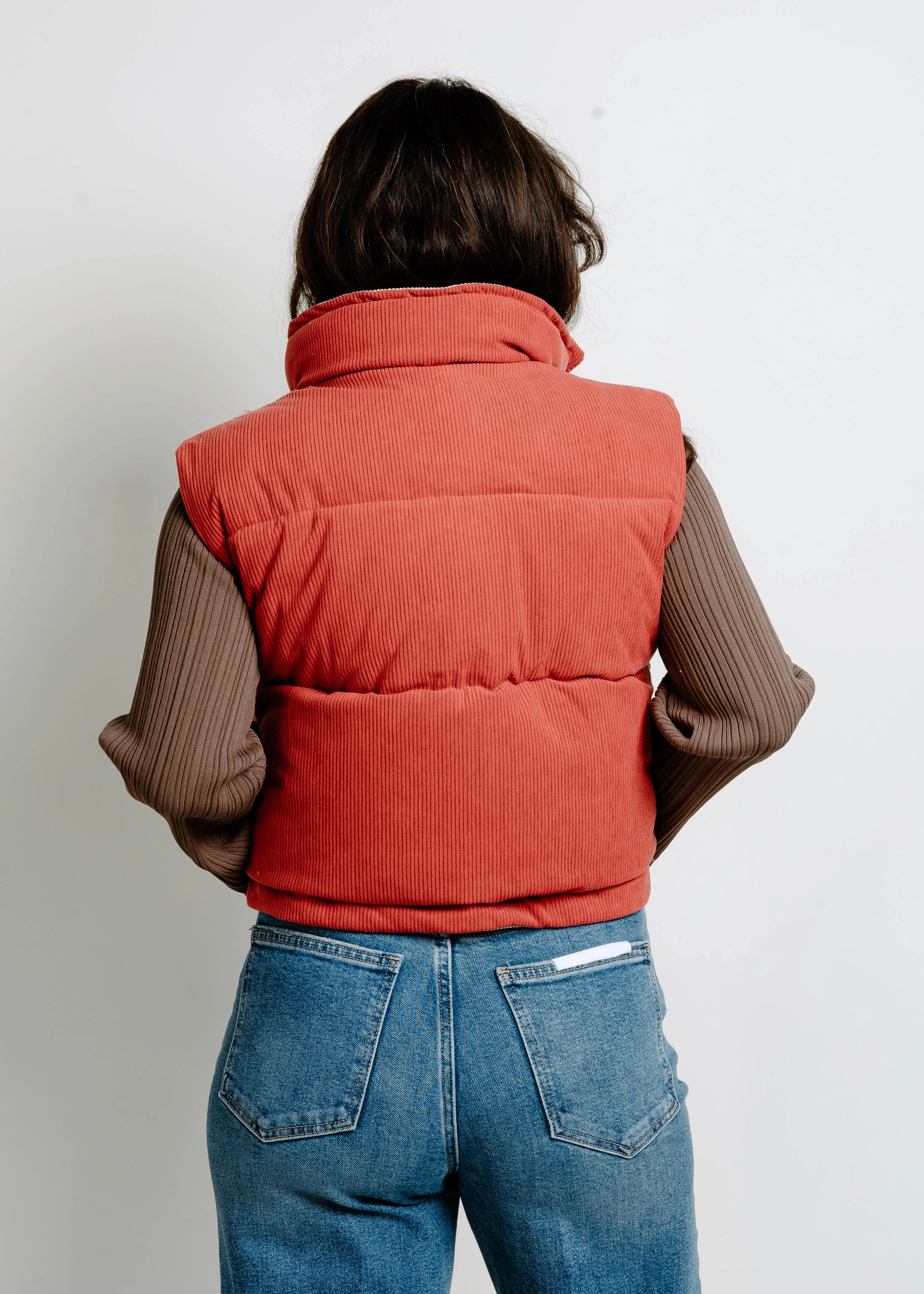 The Oakley Puffer Vest - Red sold by Vinnie Louise product image thumbnail 4