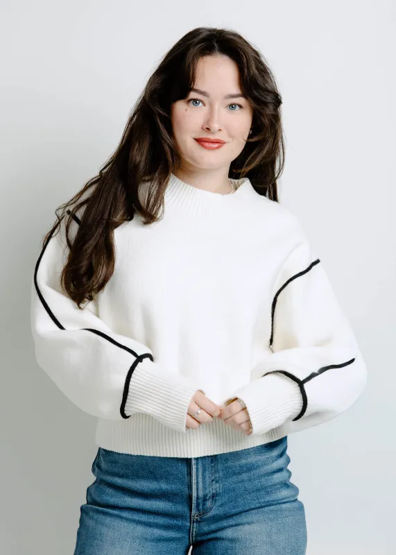 Emmy Stitch Sweater - Cream sold by Vinnie Louise