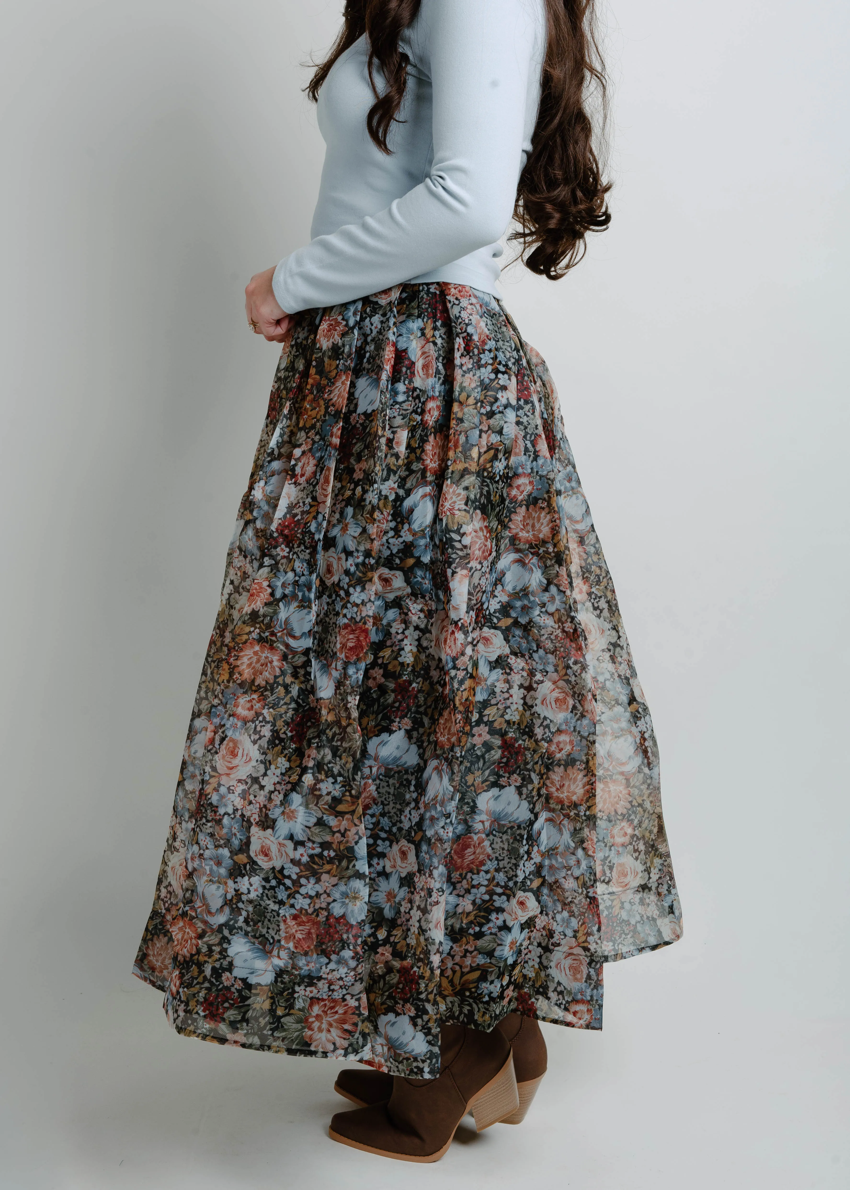 The Nollie Pleated Midi Skirt sold by Vinnie Louise product image thumbnail 5