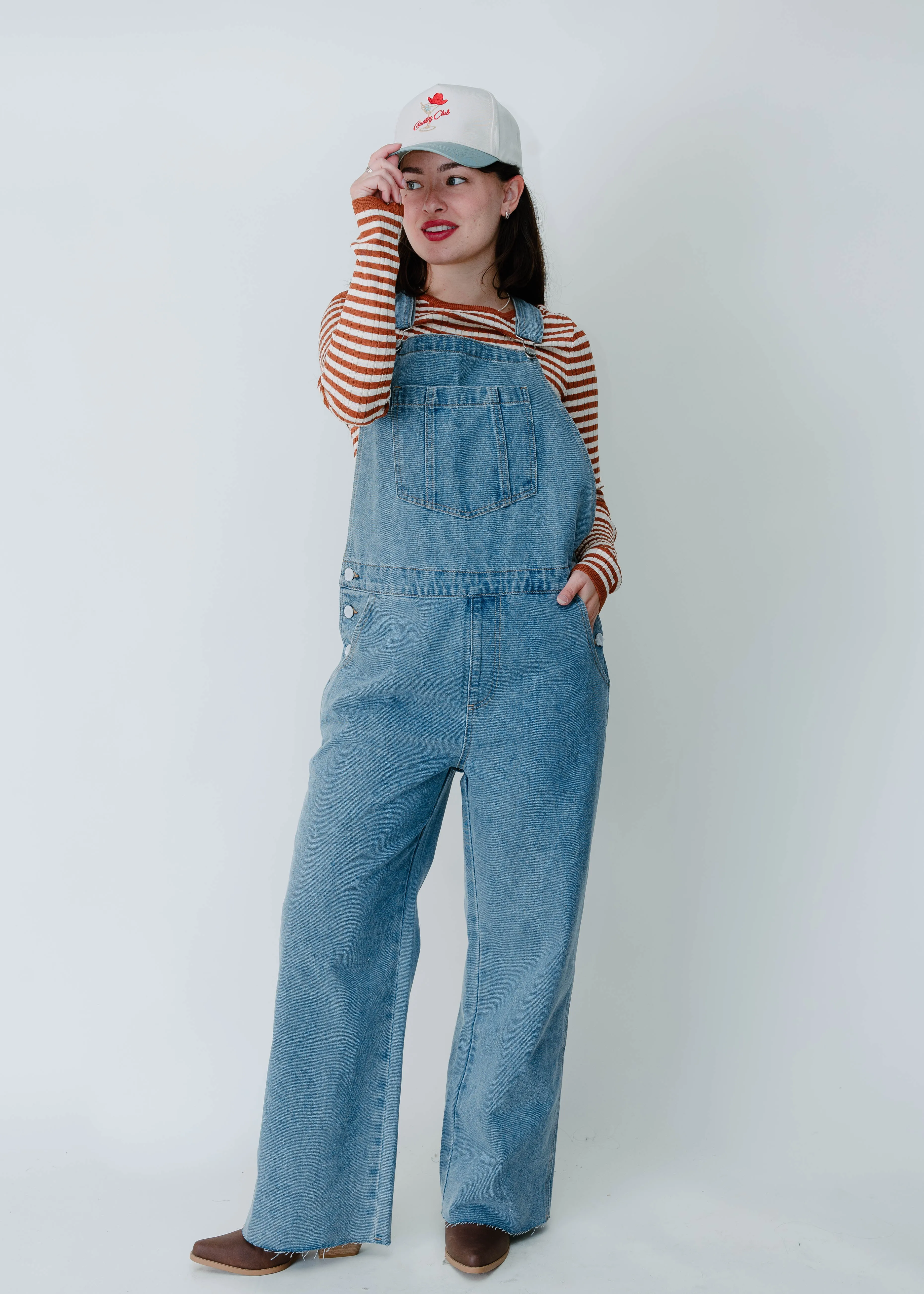 Ozzy Denim Overalls sold by Vinnie Louise