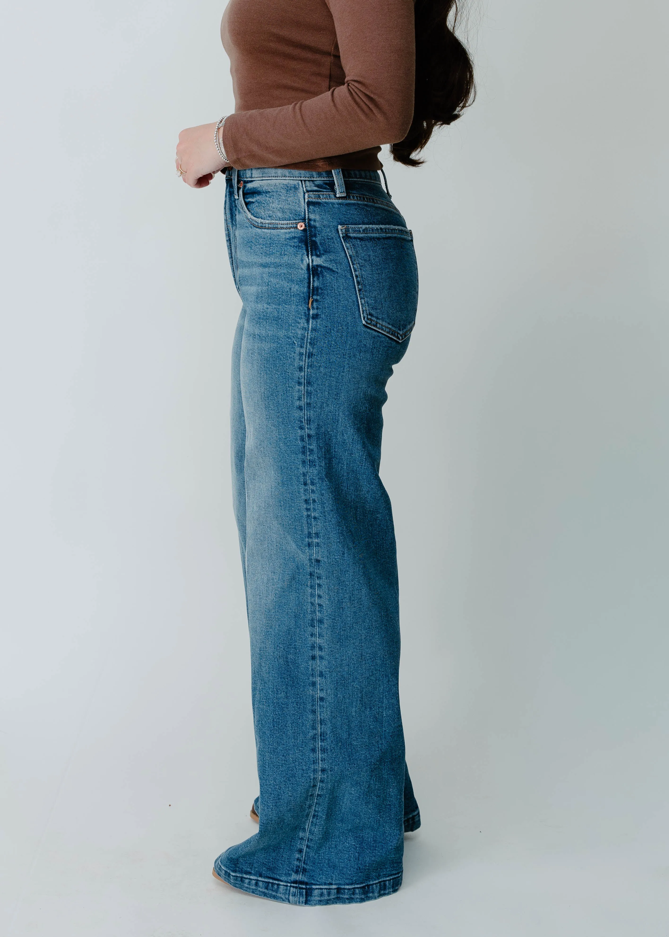 Lana High Rise Wide Leg - Cider sold by Vinnie Louise product image thumbnail 3