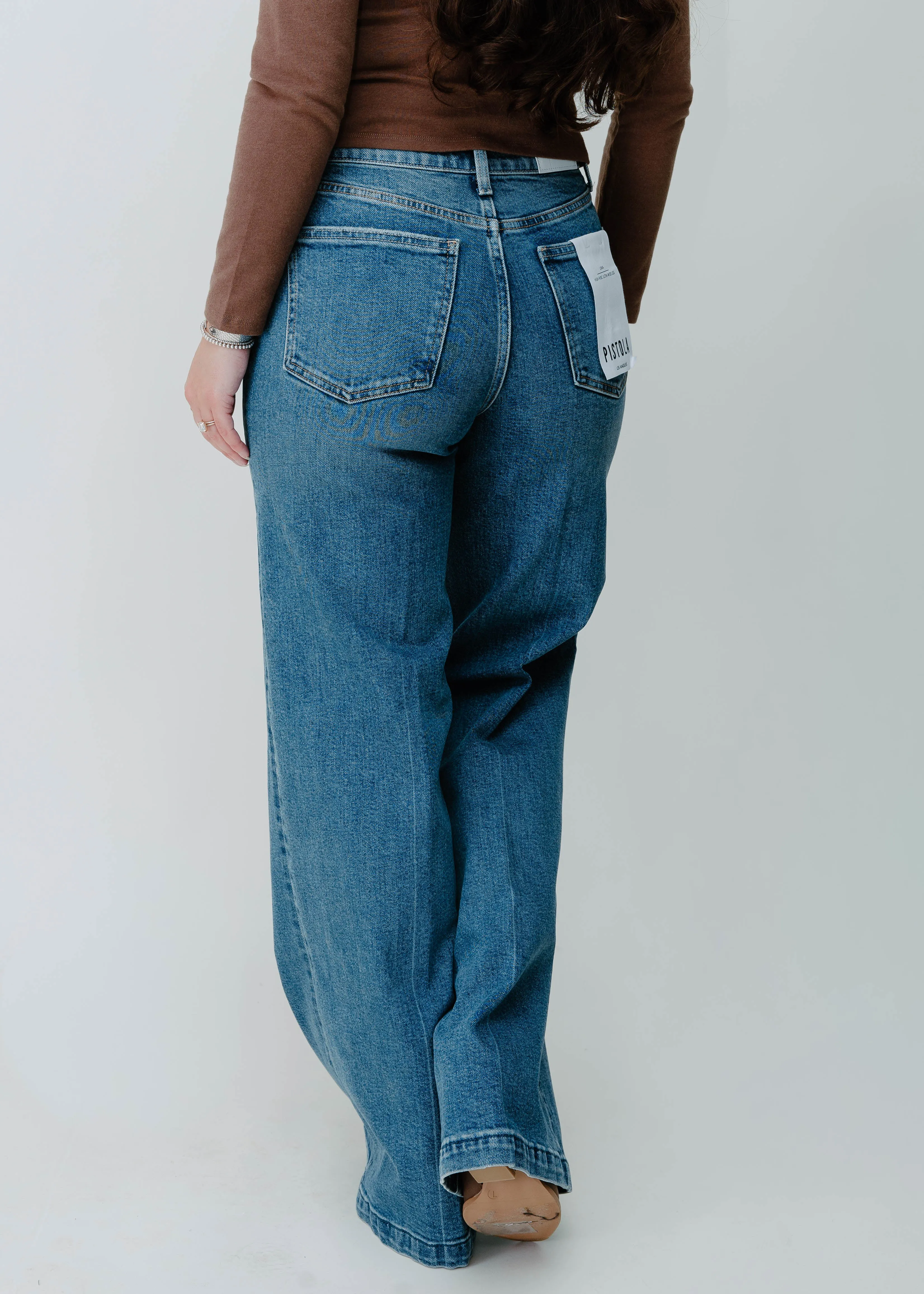 Lana High Rise Wide Leg - Cider sold by Vinnie Louise product image thumbnail 4