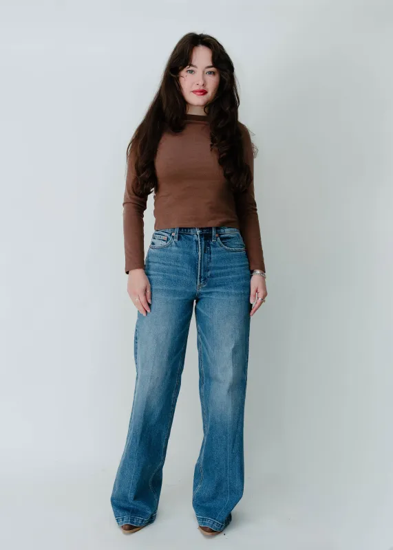 Lana High Rise Wide Leg - Cider sold by Vinnie Louise