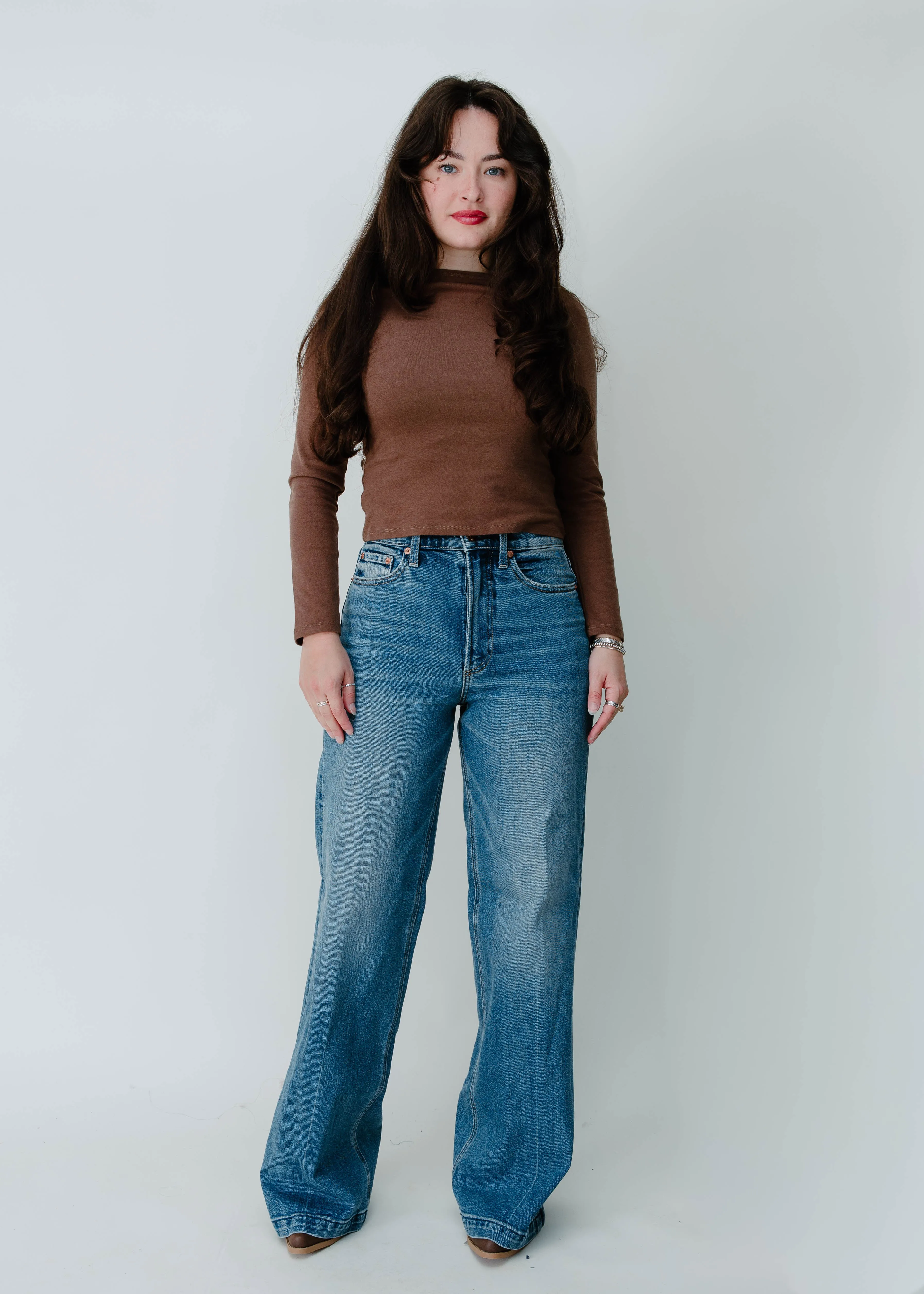 Lana High Rise Wide Leg - Cider sold by Vinnie Louise