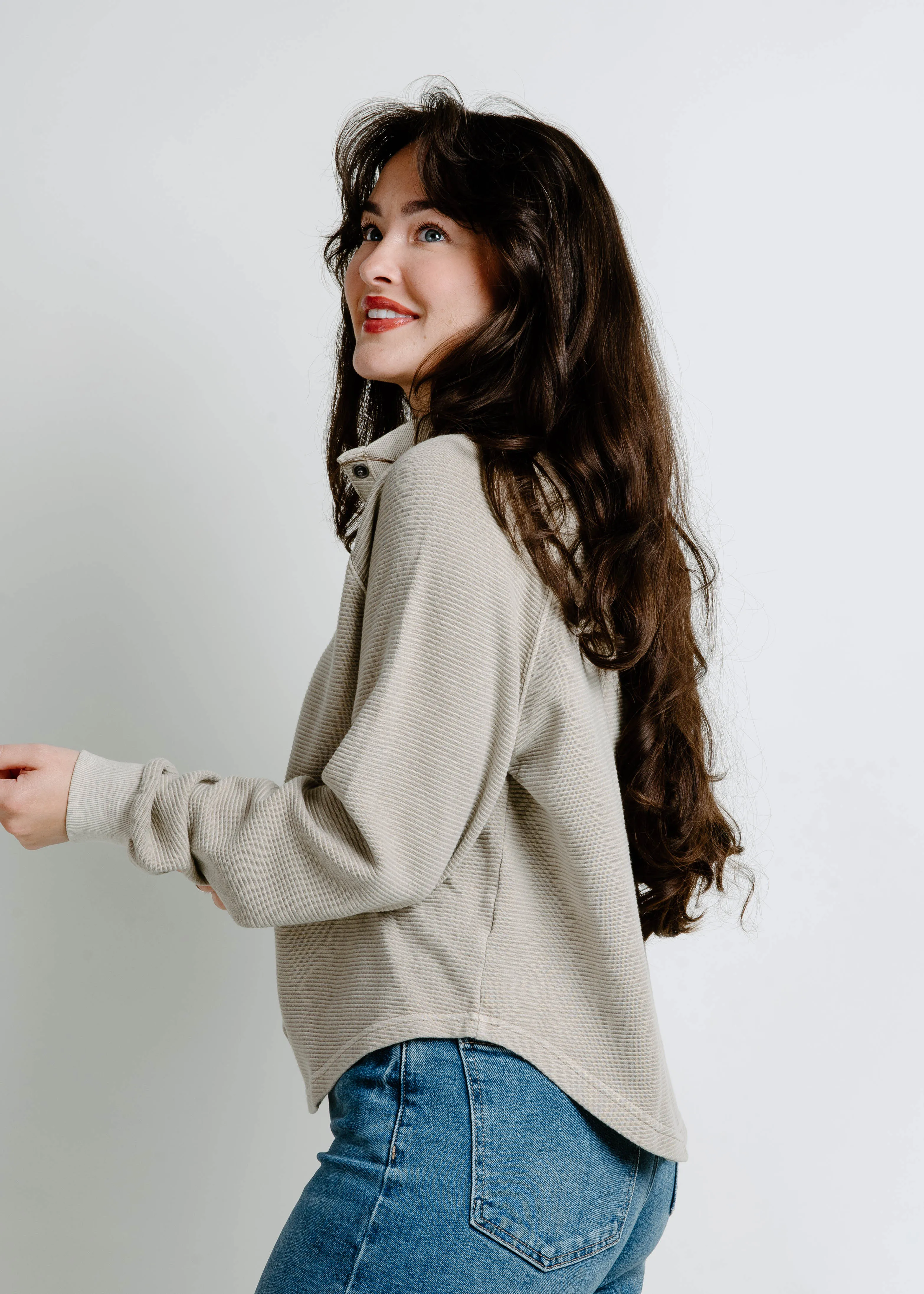 The Ollie Knit Top - Mocha sold by Vinnie Louise product image thumbnail 5