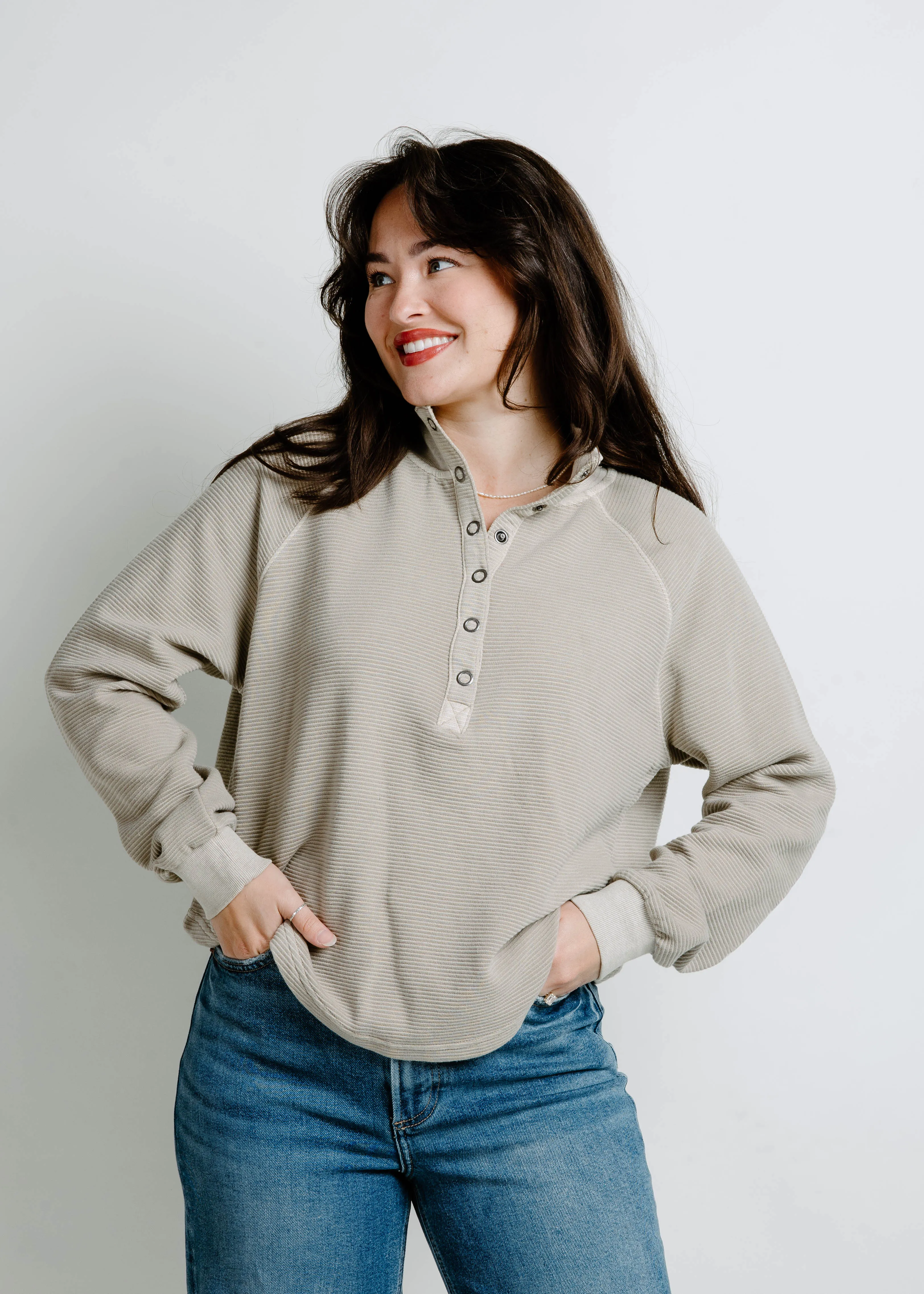 The Ollie Knit Top - Mocha sold by Vinnie Louise product image thumbnail 2