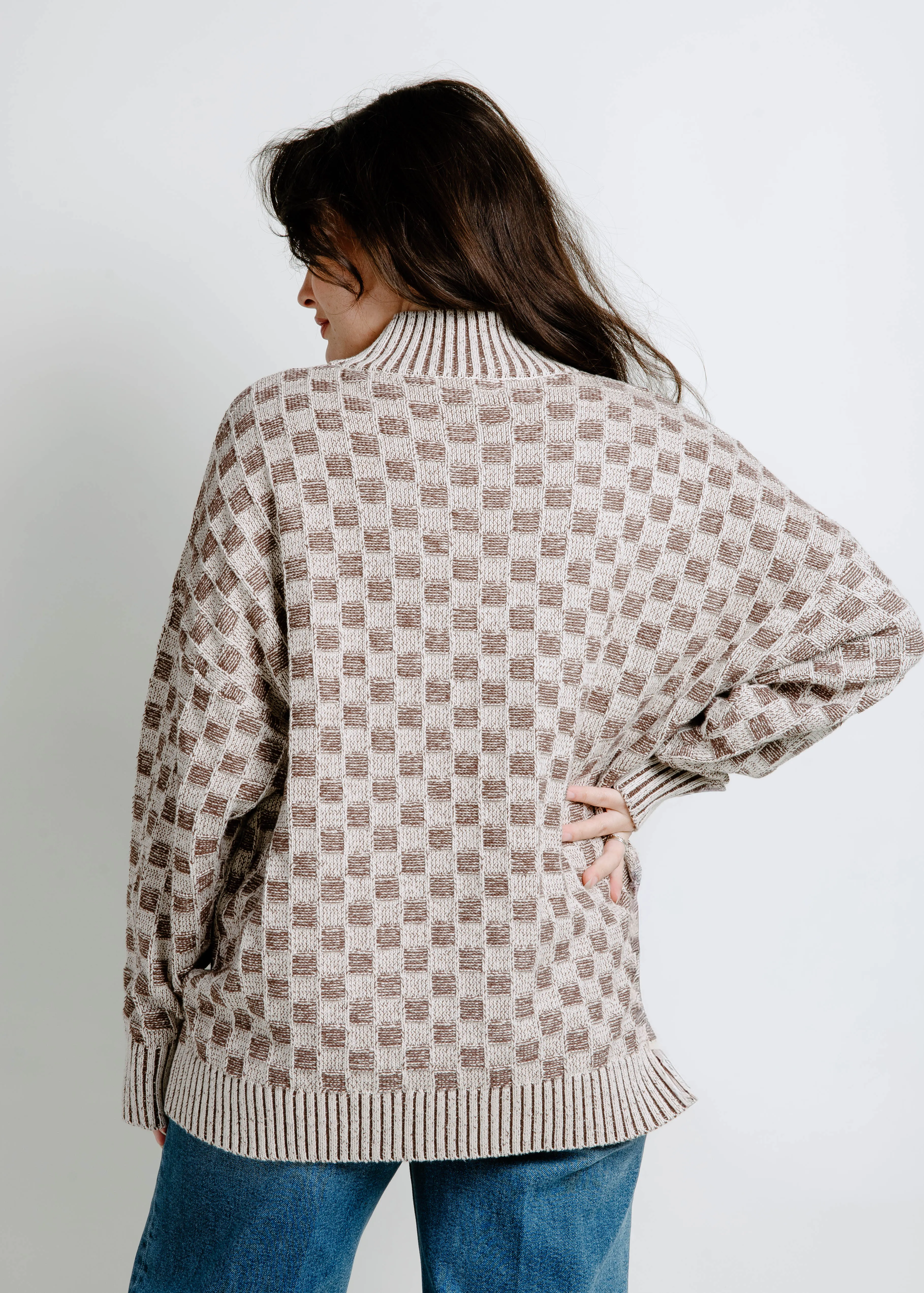 Check In Mock Neck Sweater sold by Vinnie Louise product image thumbnail 4